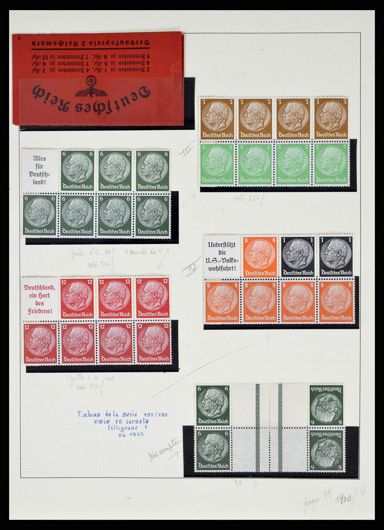 38680 0049 - Stamp collection 38680 German Reich 1872-1945.