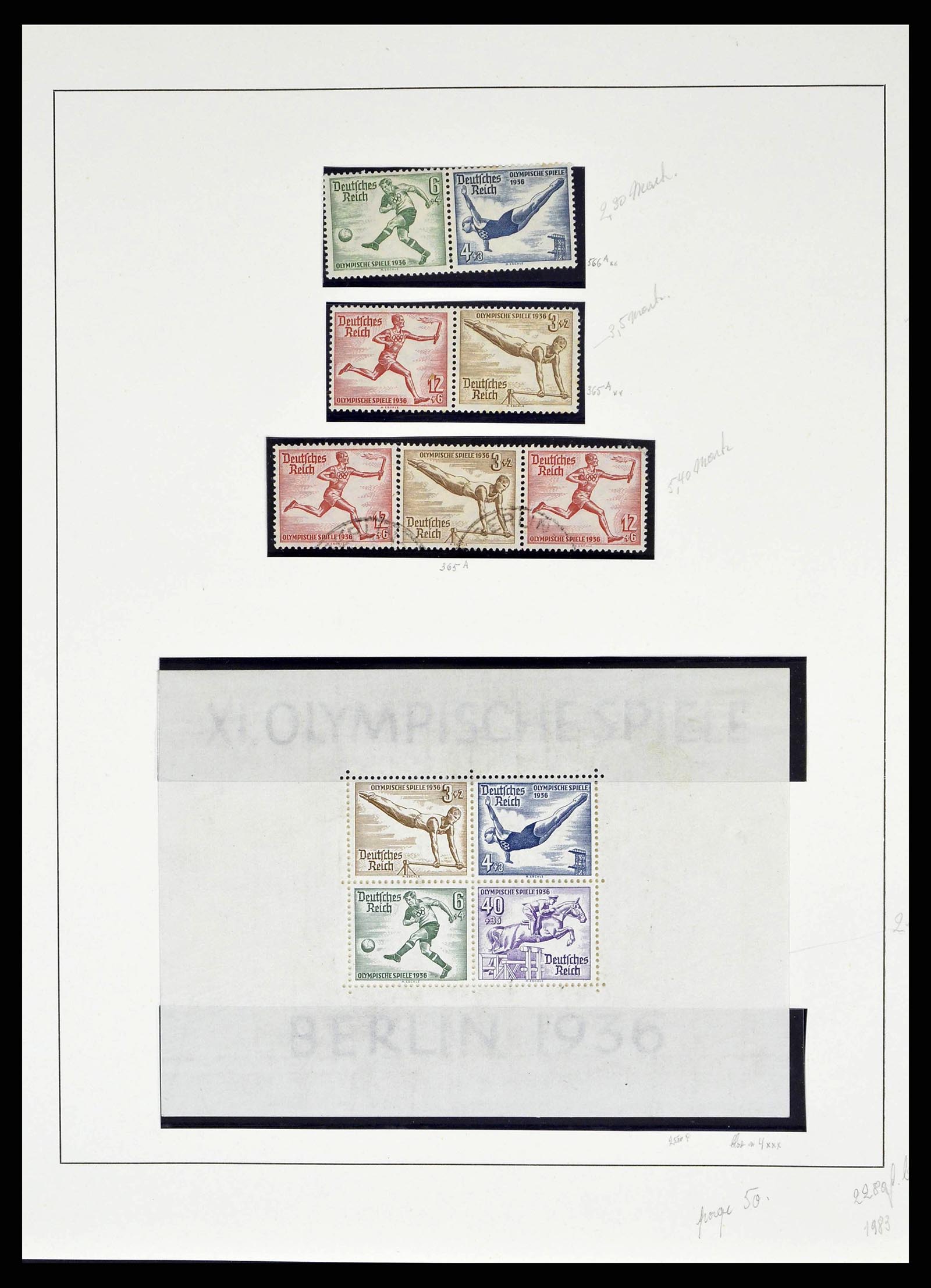 38680 0056 - Stamp collection 38680 German Reich 1872-1945.