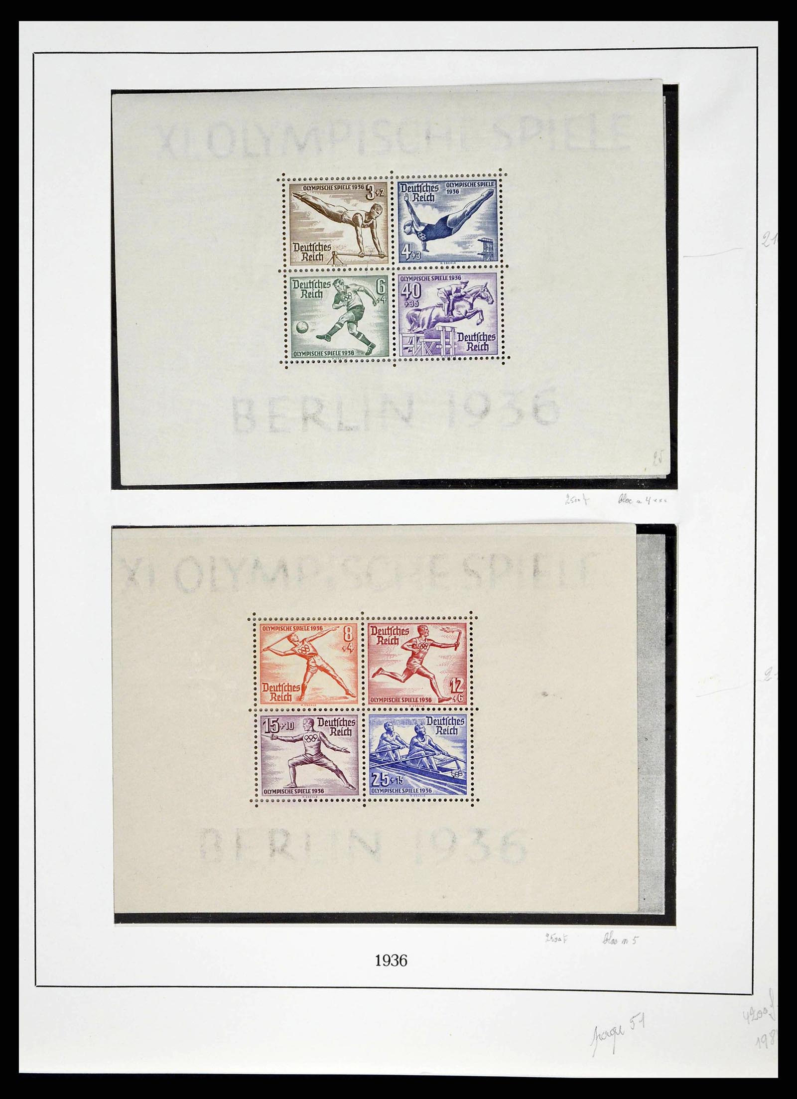 38680 0057 - Stamp collection 38680 German Reich 1872-1945.