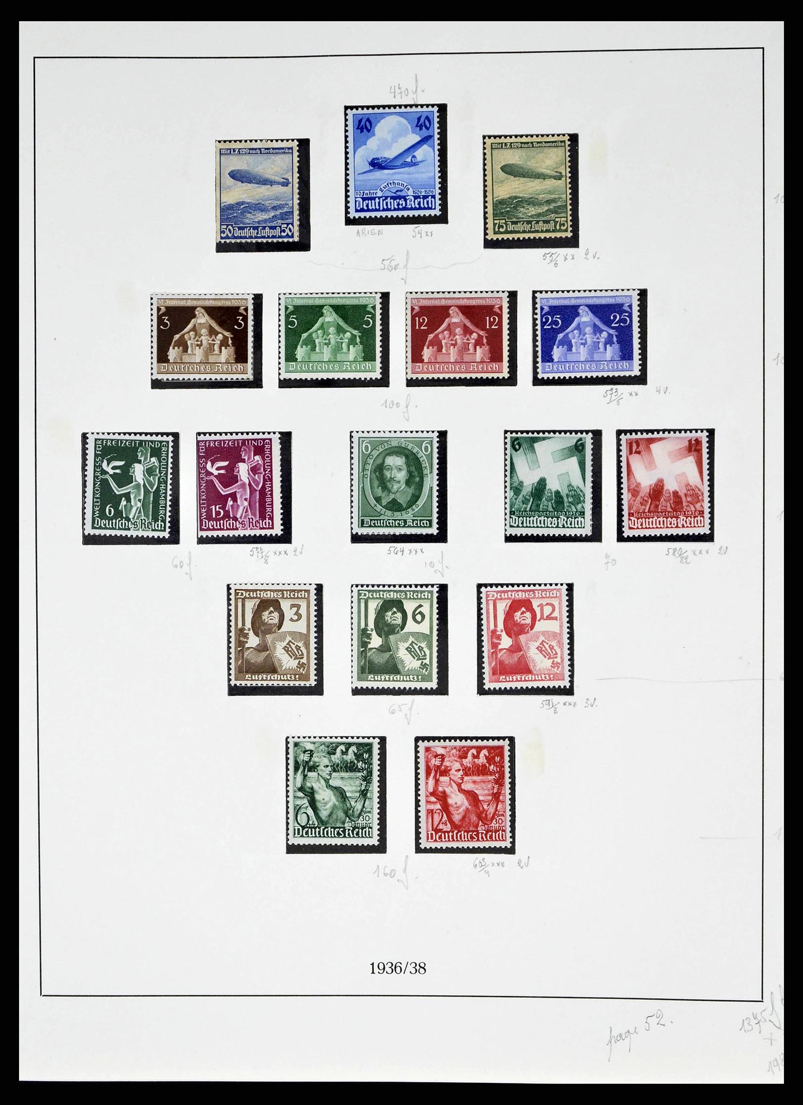 38680 0058 - Stamp collection 38680 German Reich 1872-1945.