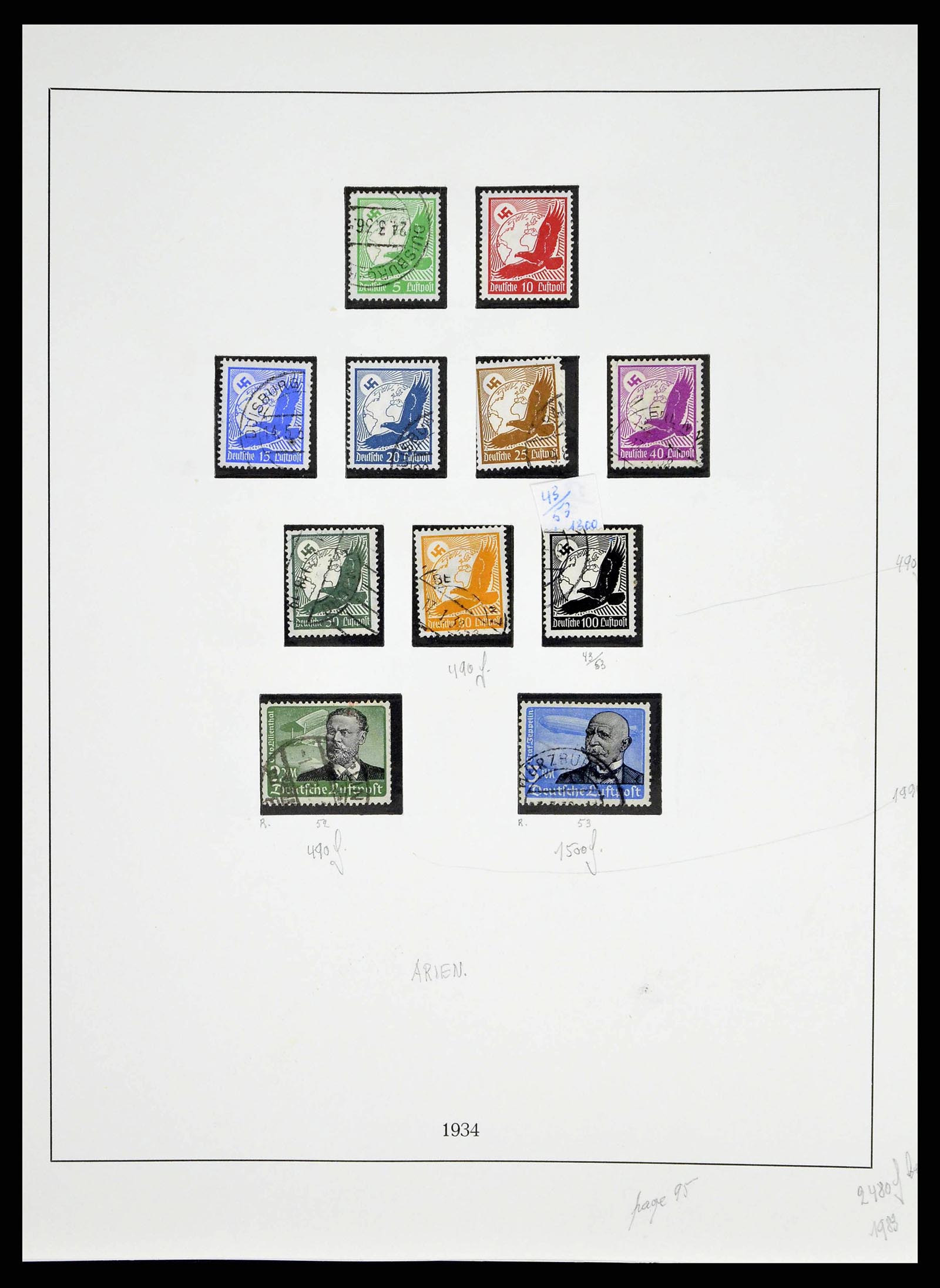 38680 0101 - Stamp collection 38680 German Reich 1872-1945.