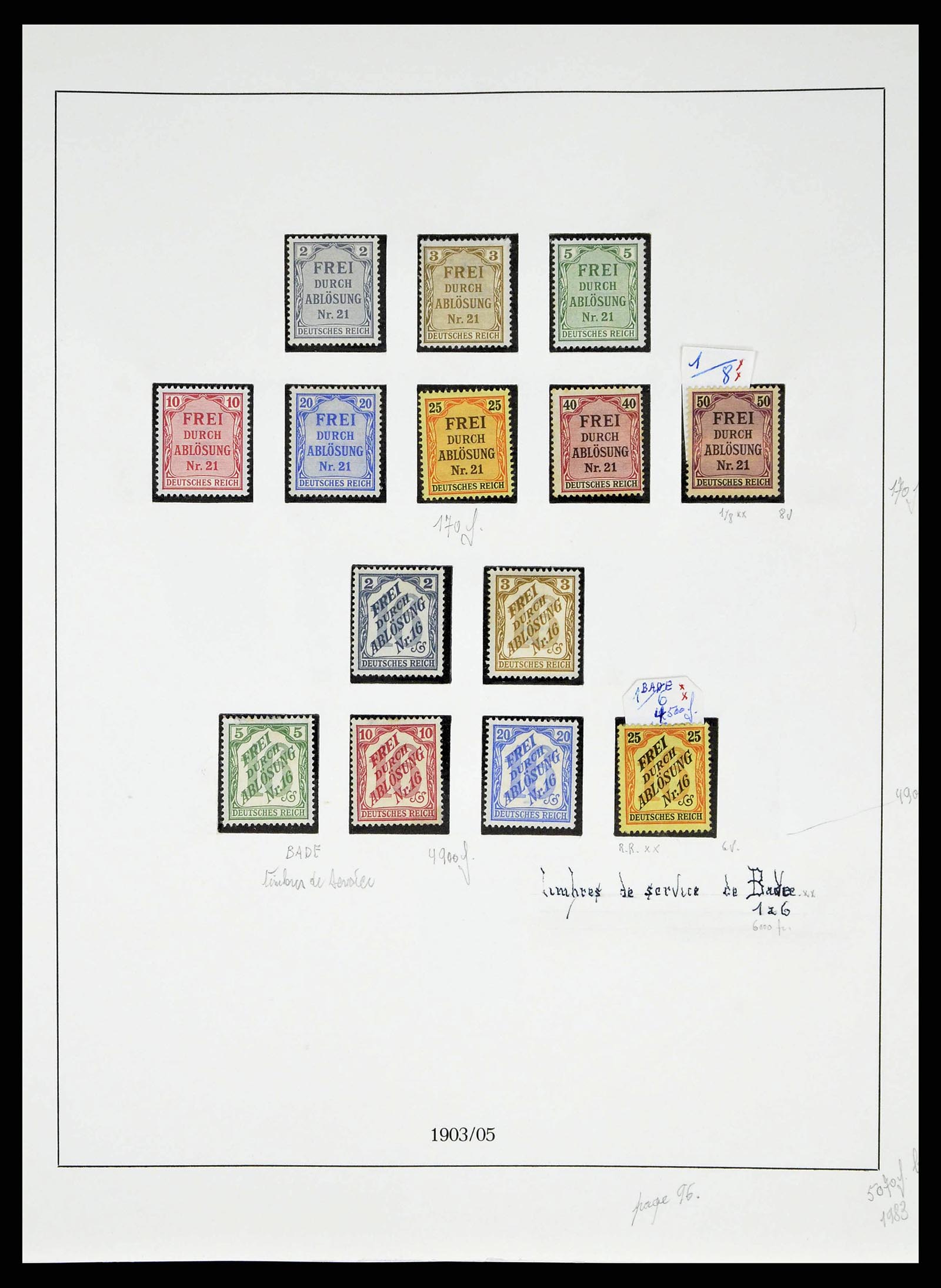 38680 0102 - Stamp collection 38680 German Reich 1872-1945.