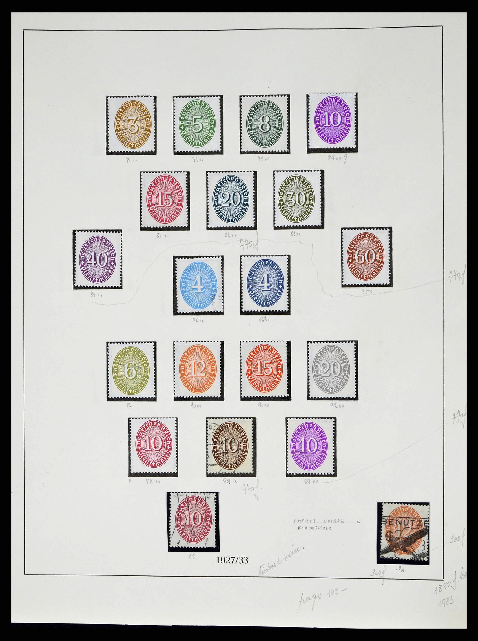 38680 0107 - Stamp collection 38680 German Reich 1872-1945.