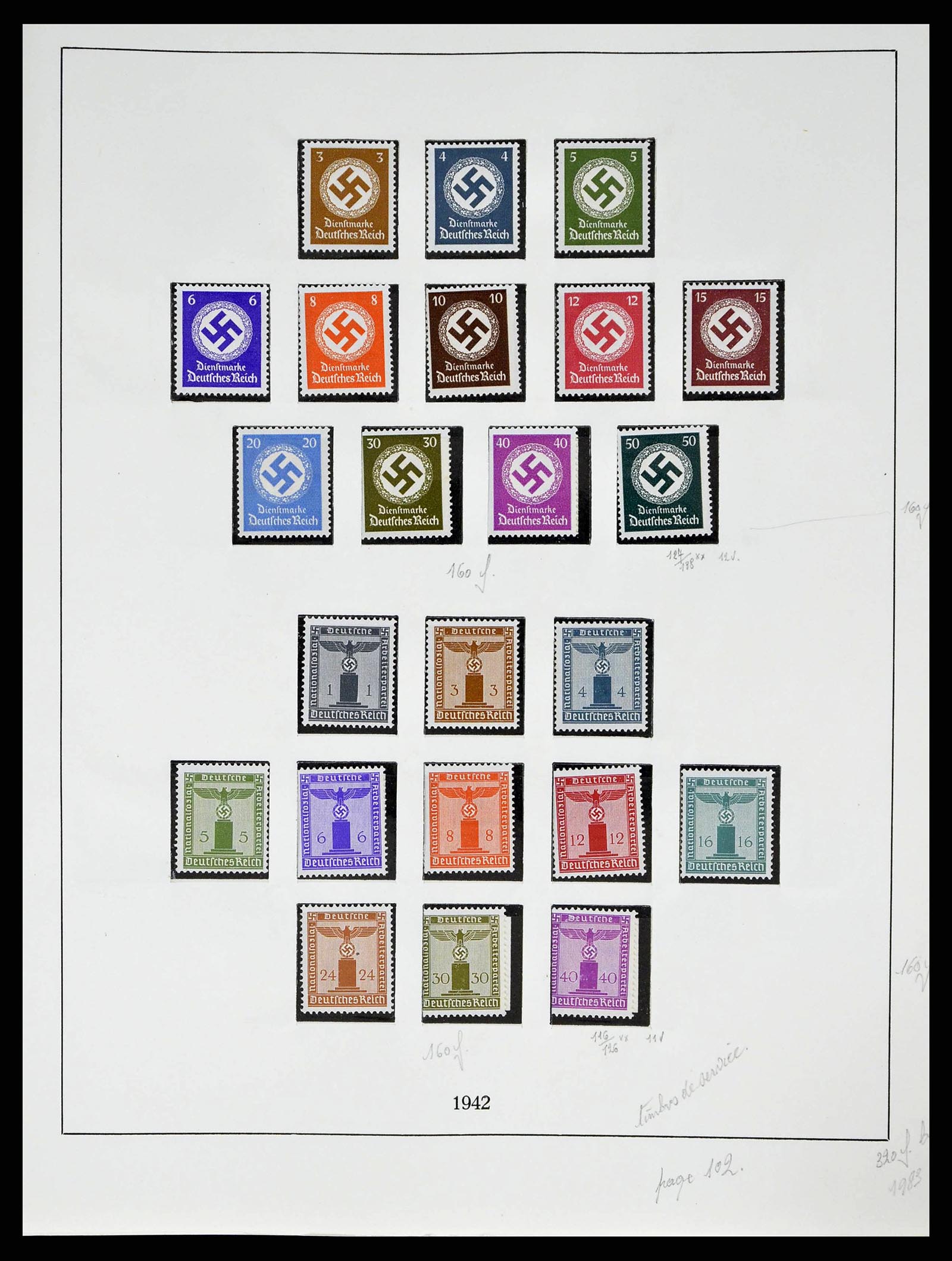 38680 0109 - Stamp collection 38680 German Reich 1872-1945.
