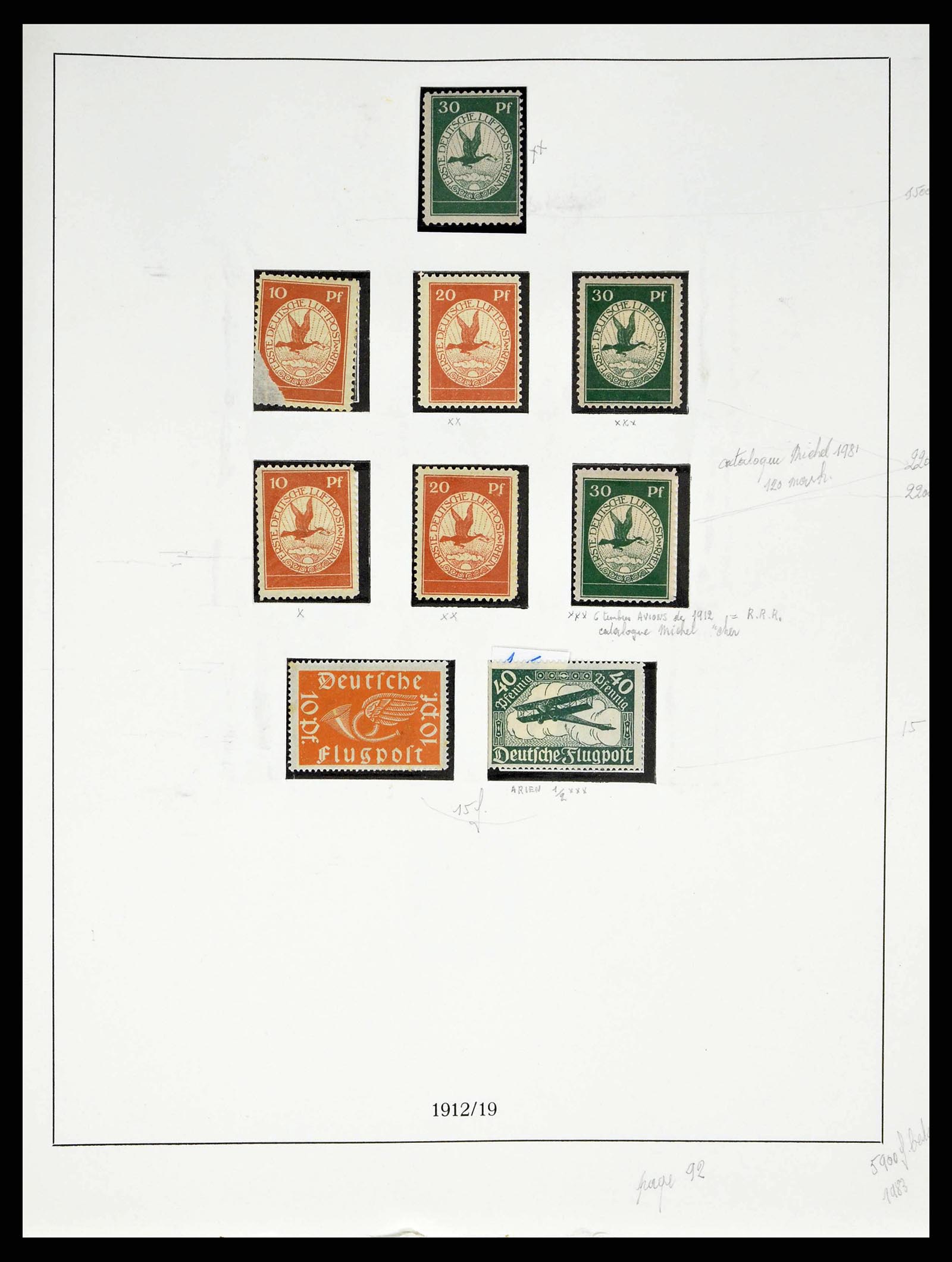 38680 0111 - Stamp collection 38680 German Reich 1872-1945.