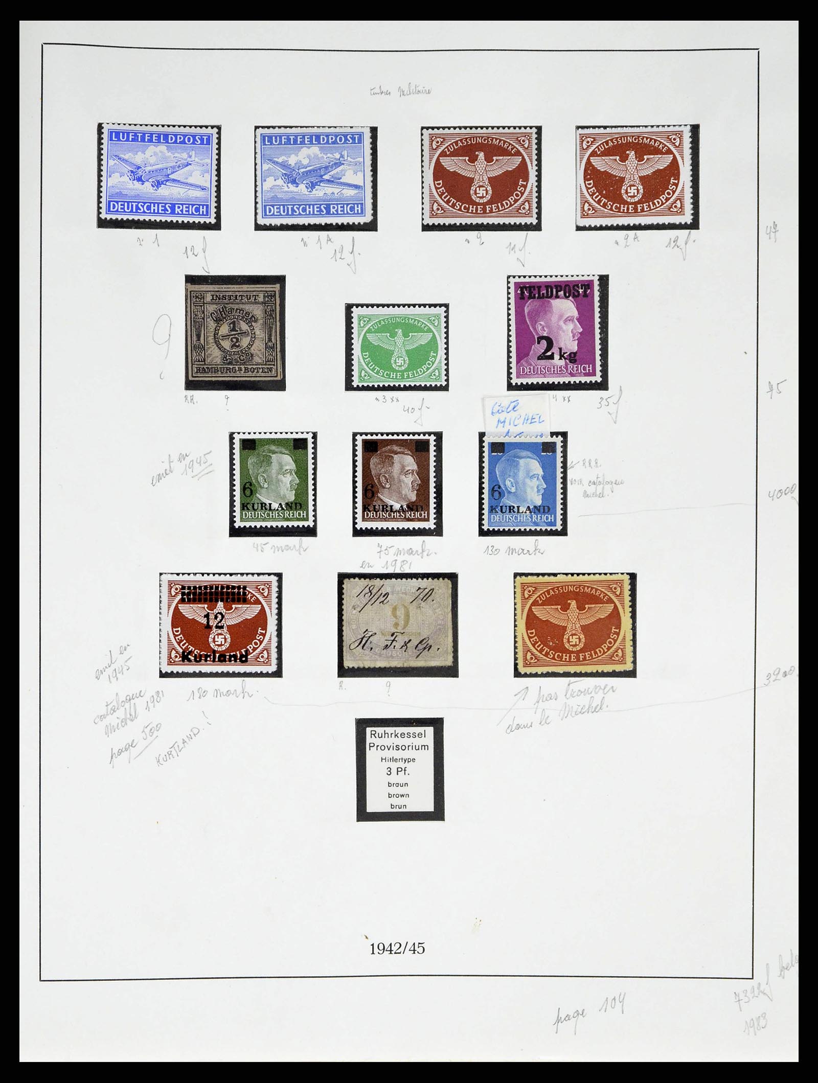 38680 0112 - Stamp collection 38680 German Reich 1872-1945.