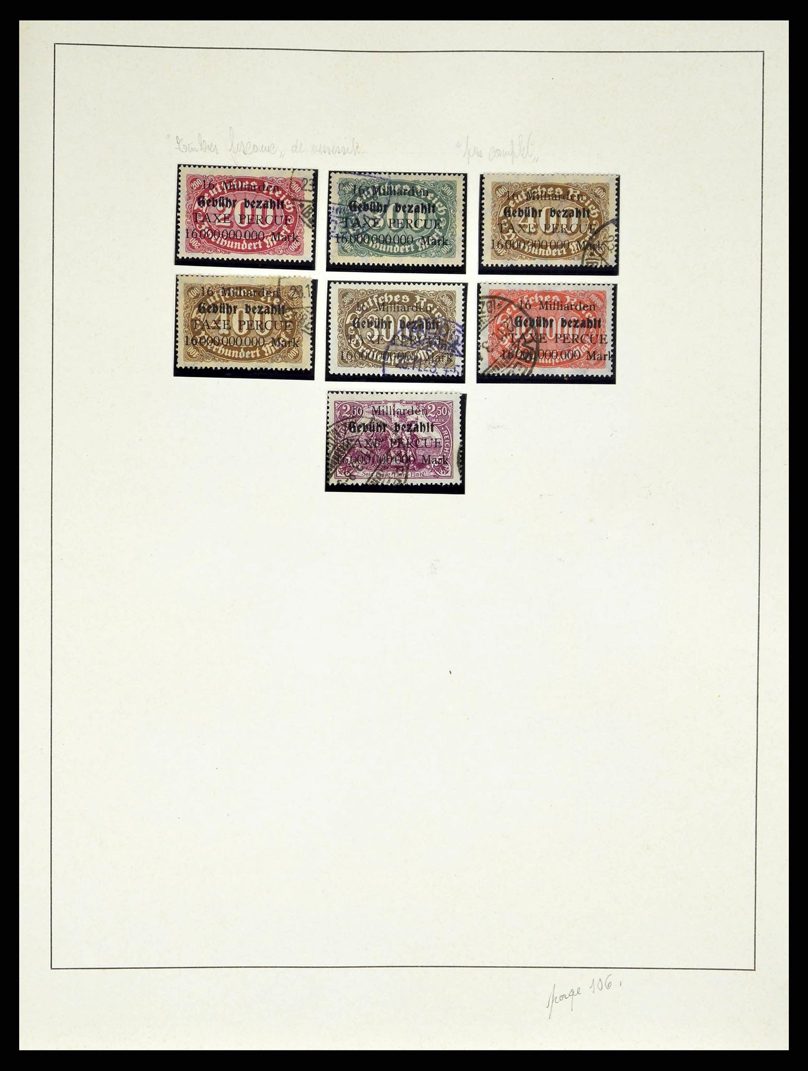38680 0113 - Stamp collection 38680 German Reich 1872-1945.