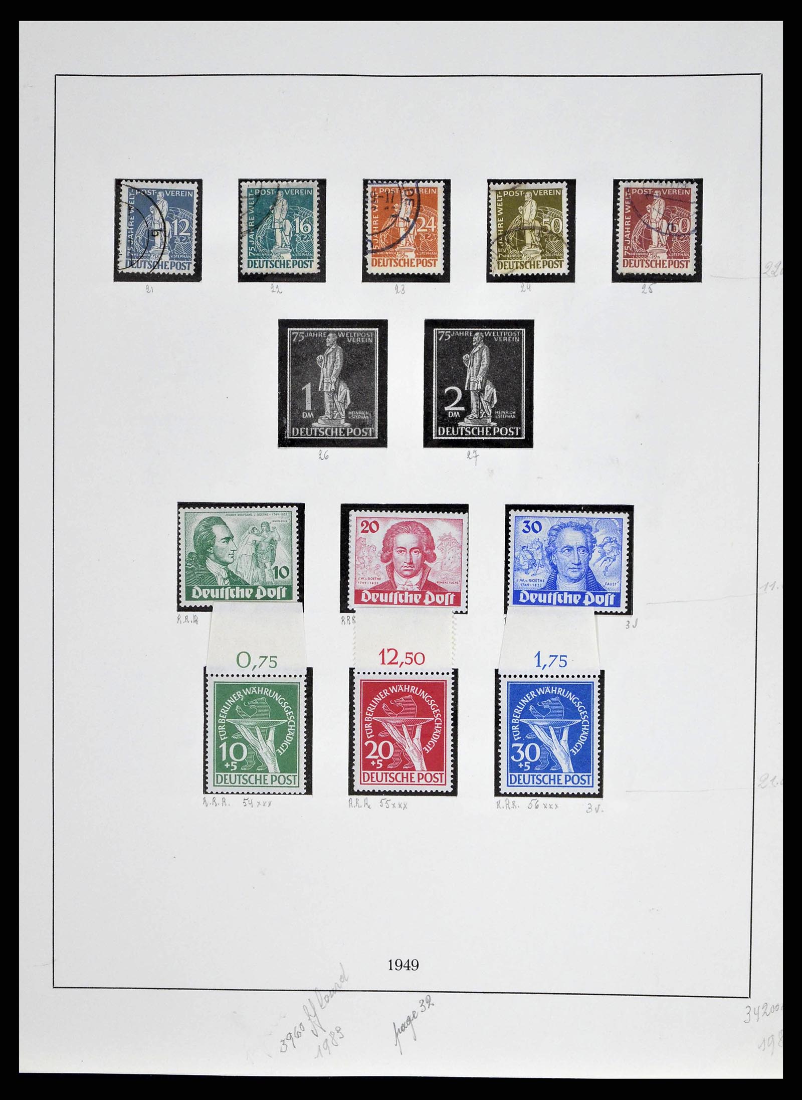38681 0003 - Stamp collection 38681 Berlin 1948-1973.