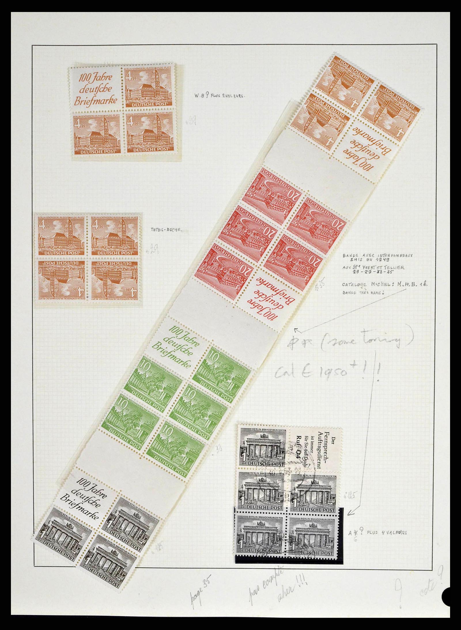38681 0005 - Stamp collection 38681 Berlin 1948-1973.