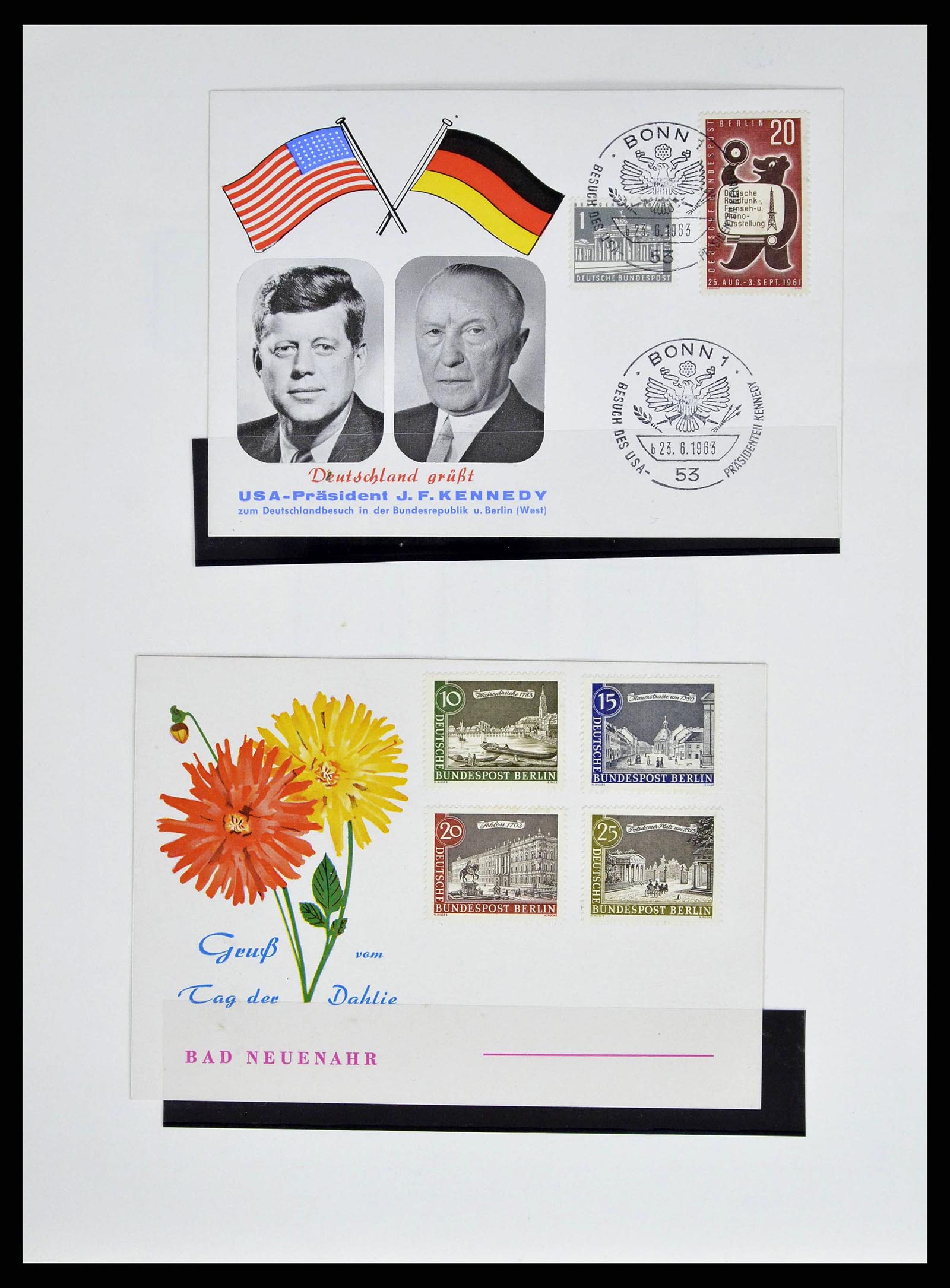 38681 0020 - Postzegelverzameling 38681 Berlijn 1948-1973.