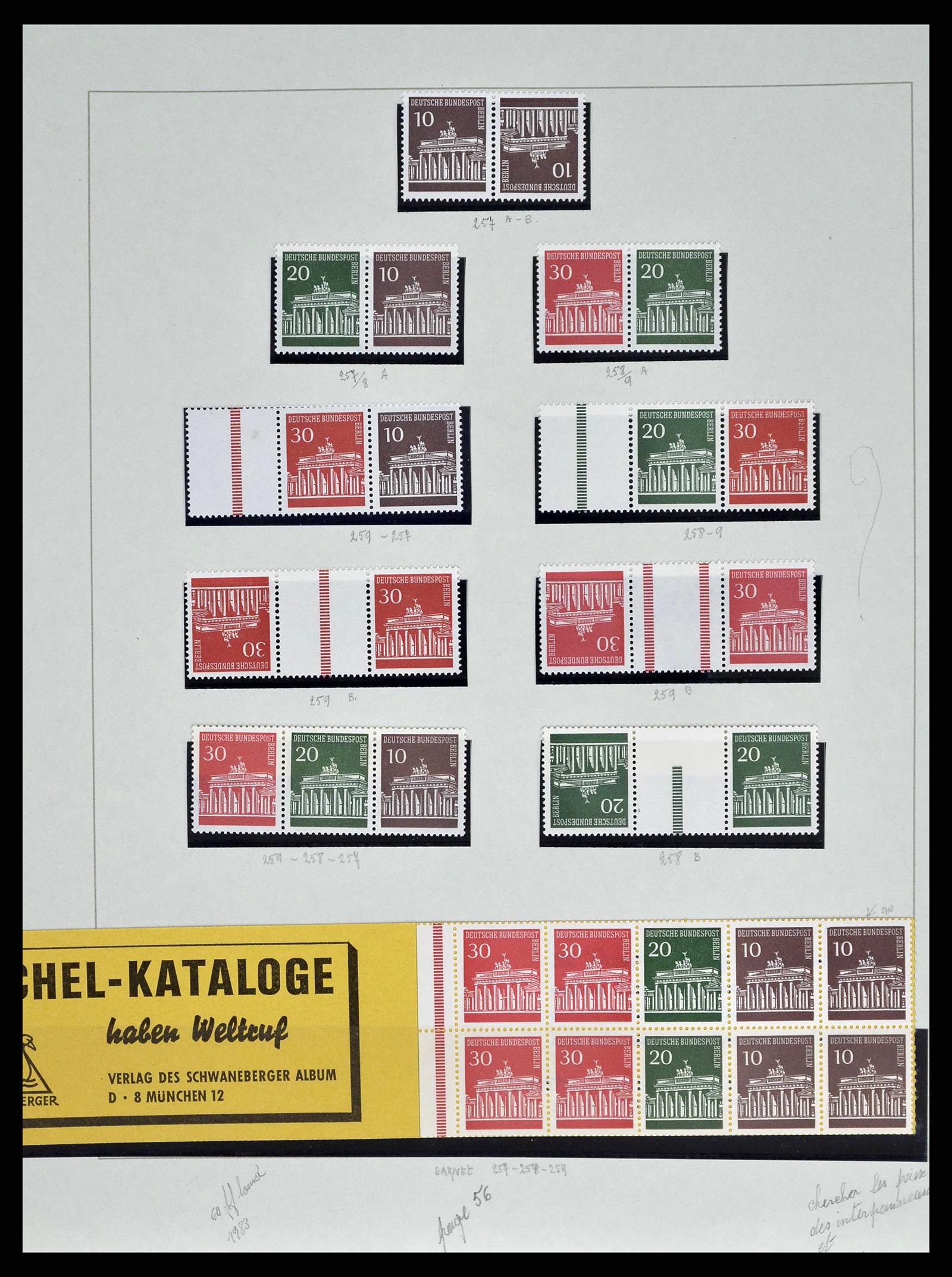 38681 0027 - Stamp collection 38681 Berlin 1948-1973.
