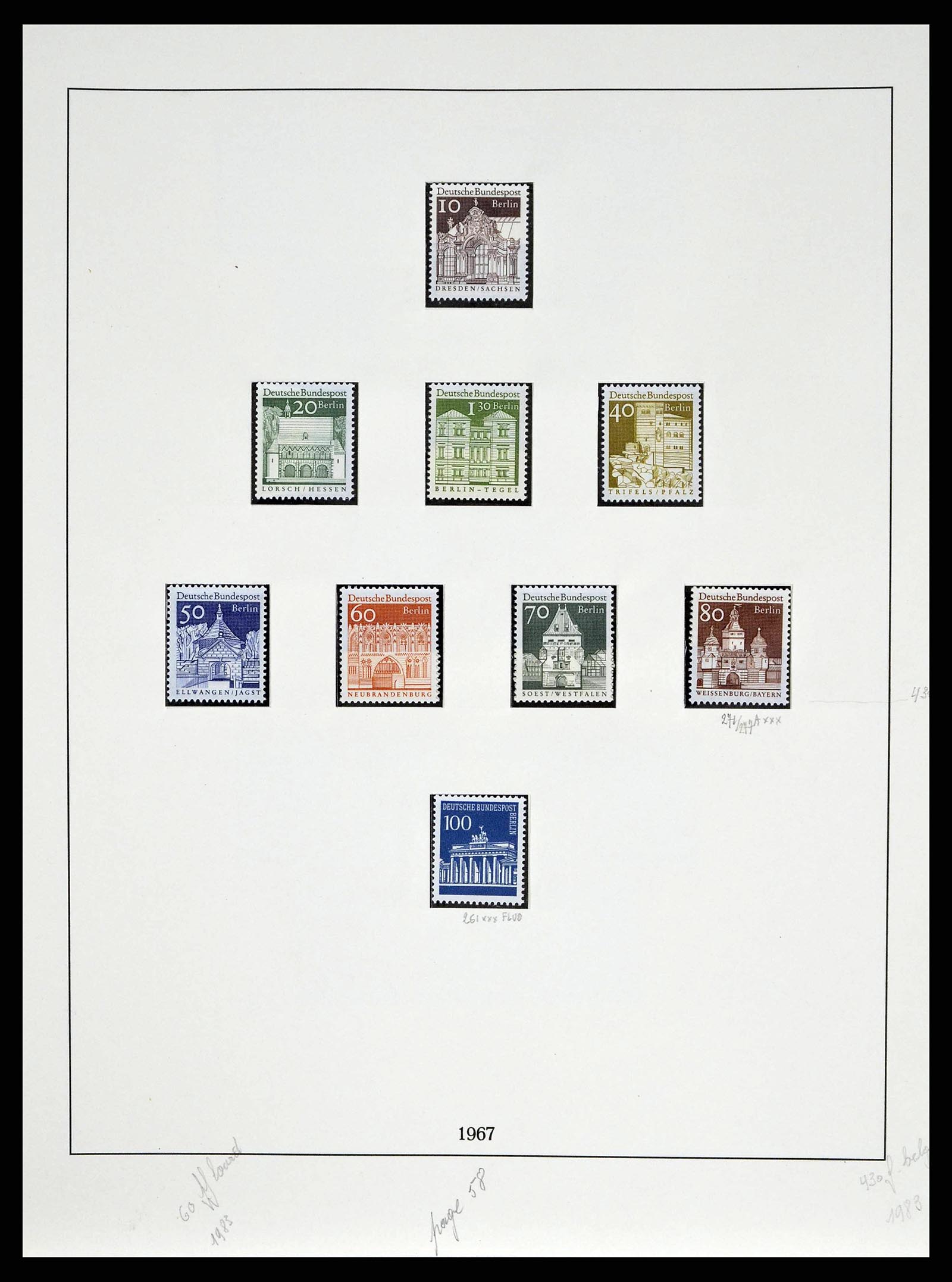 38681 0029 - Stamp collection 38681 Berlin 1948-1973.