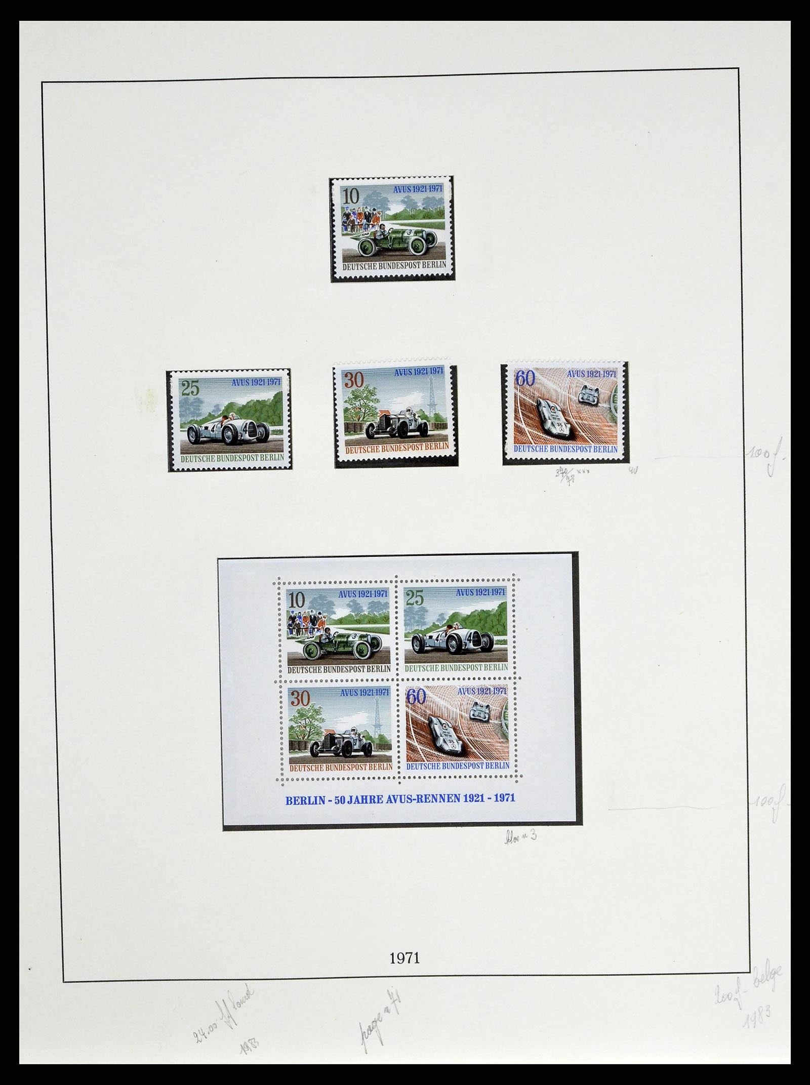 38681 0042 - Postzegelverzameling 38681 Berlijn 1948-1973.