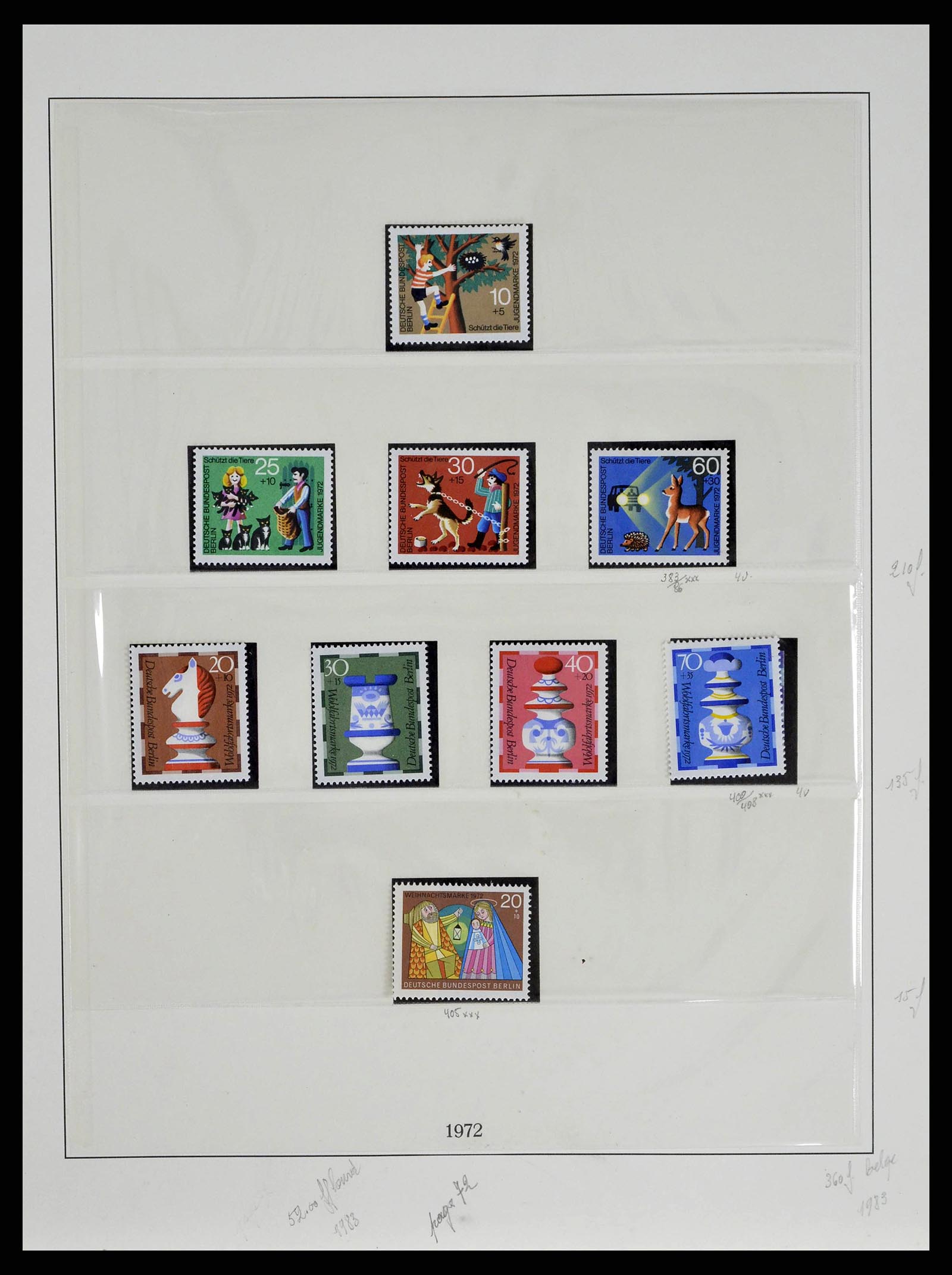 38681 0043 - Postzegelverzameling 38681 Berlijn 1948-1973.