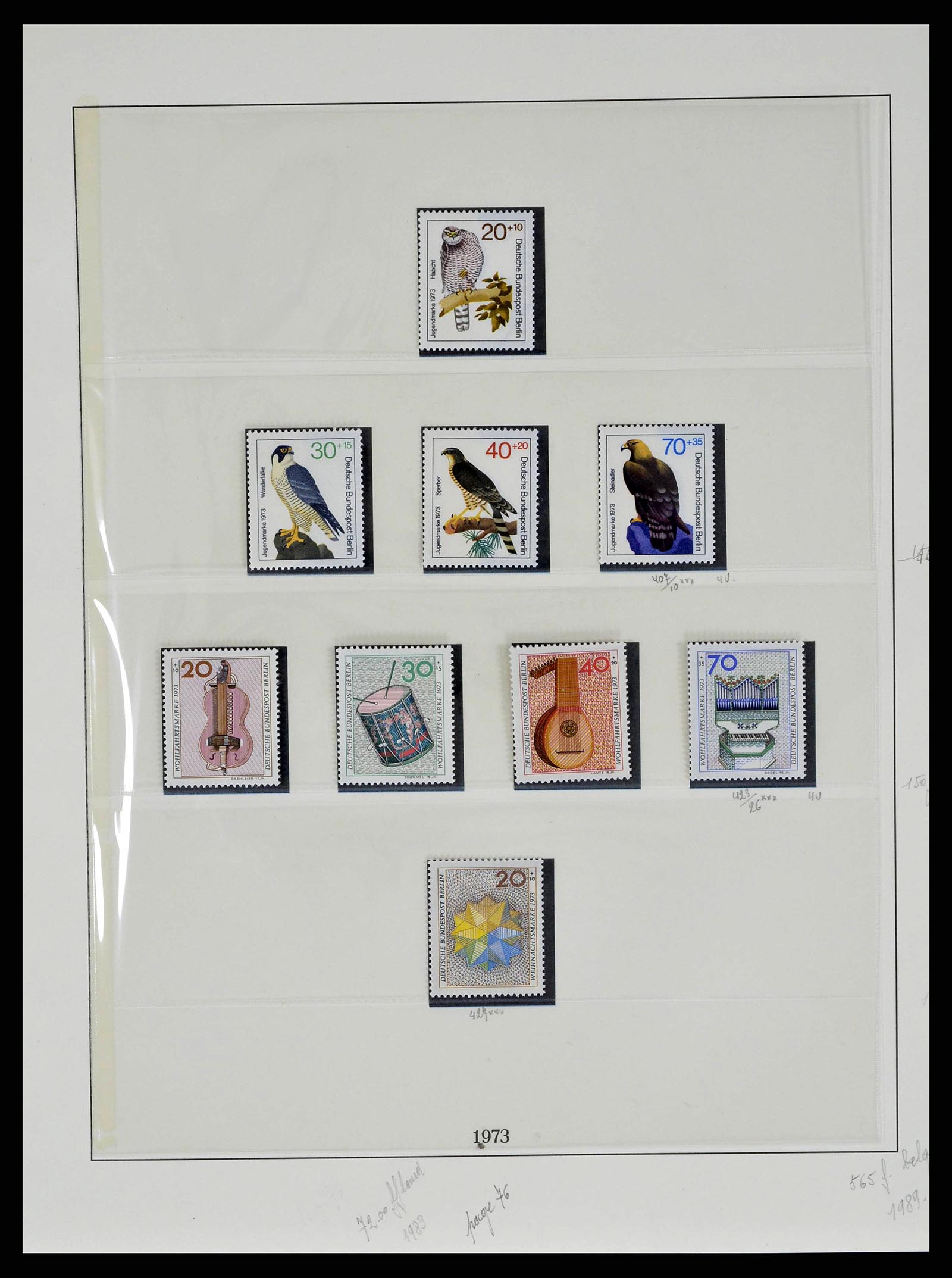 38681 0047 - Postzegelverzameling 38681 Berlijn 1948-1973.