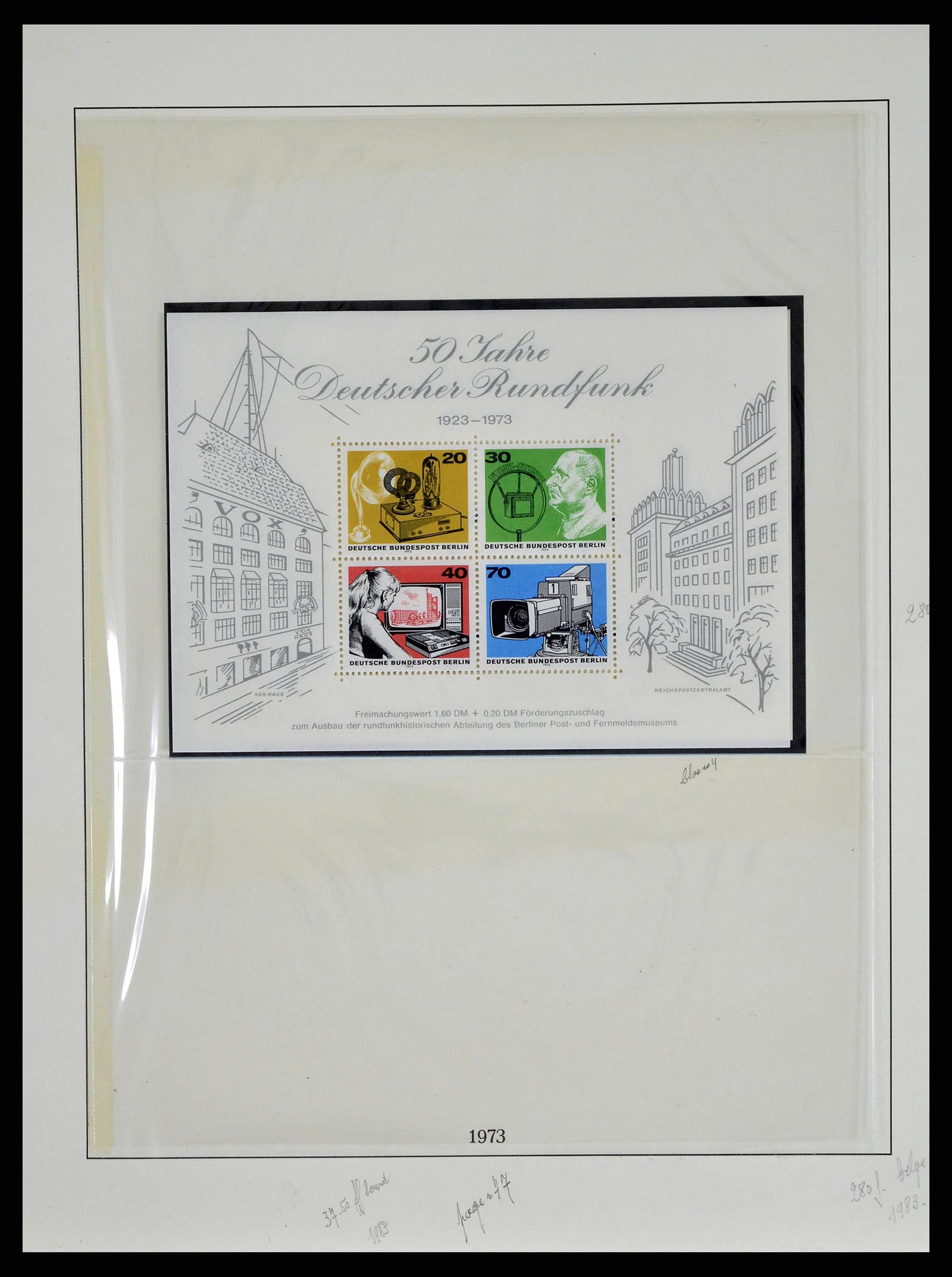38681 0048 - Postzegelverzameling 38681 Berlijn 1948-1973.