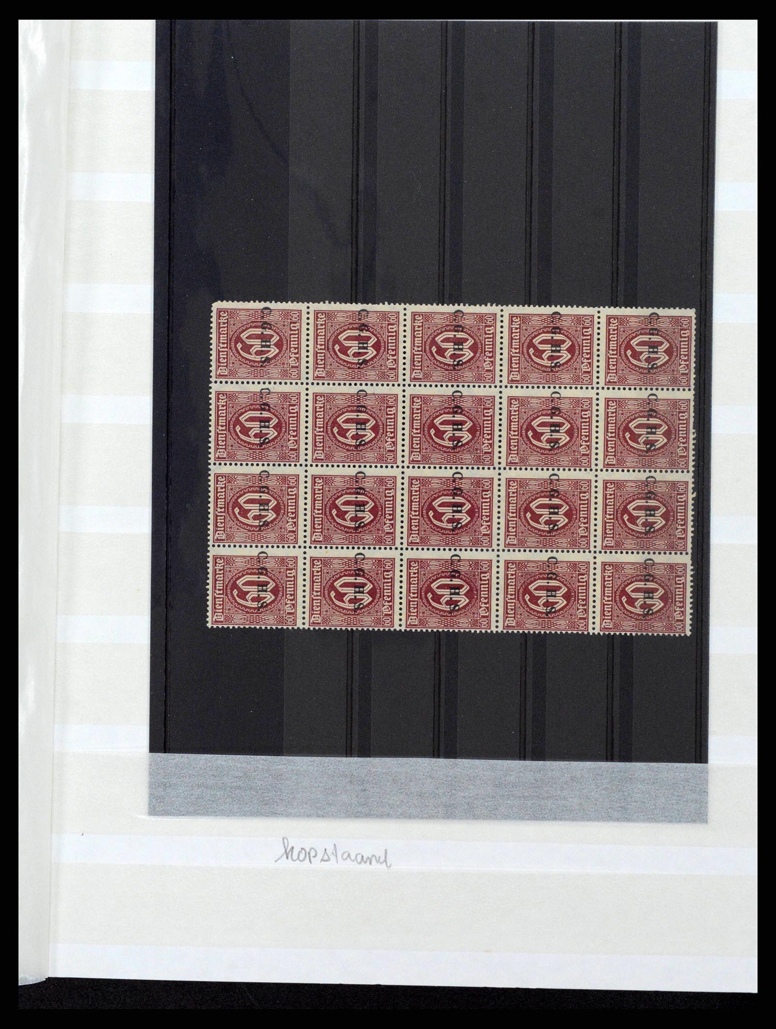 38684 0011 - Postzegelverzameling 38684 Opper-Silezië dienst 1920.