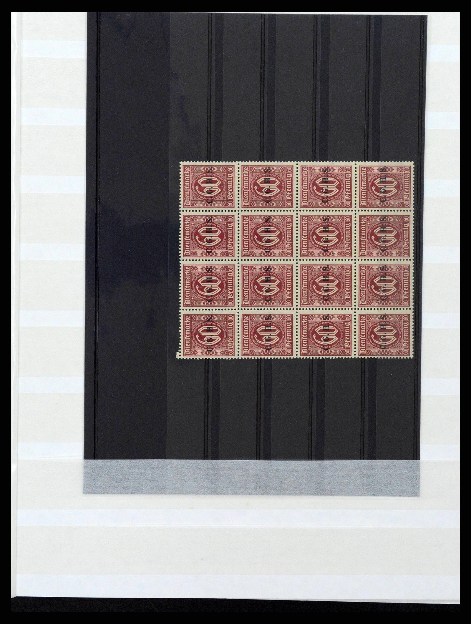 38684 0015 - Postzegelverzameling 38684 Opper-Silezië dienst 1920.