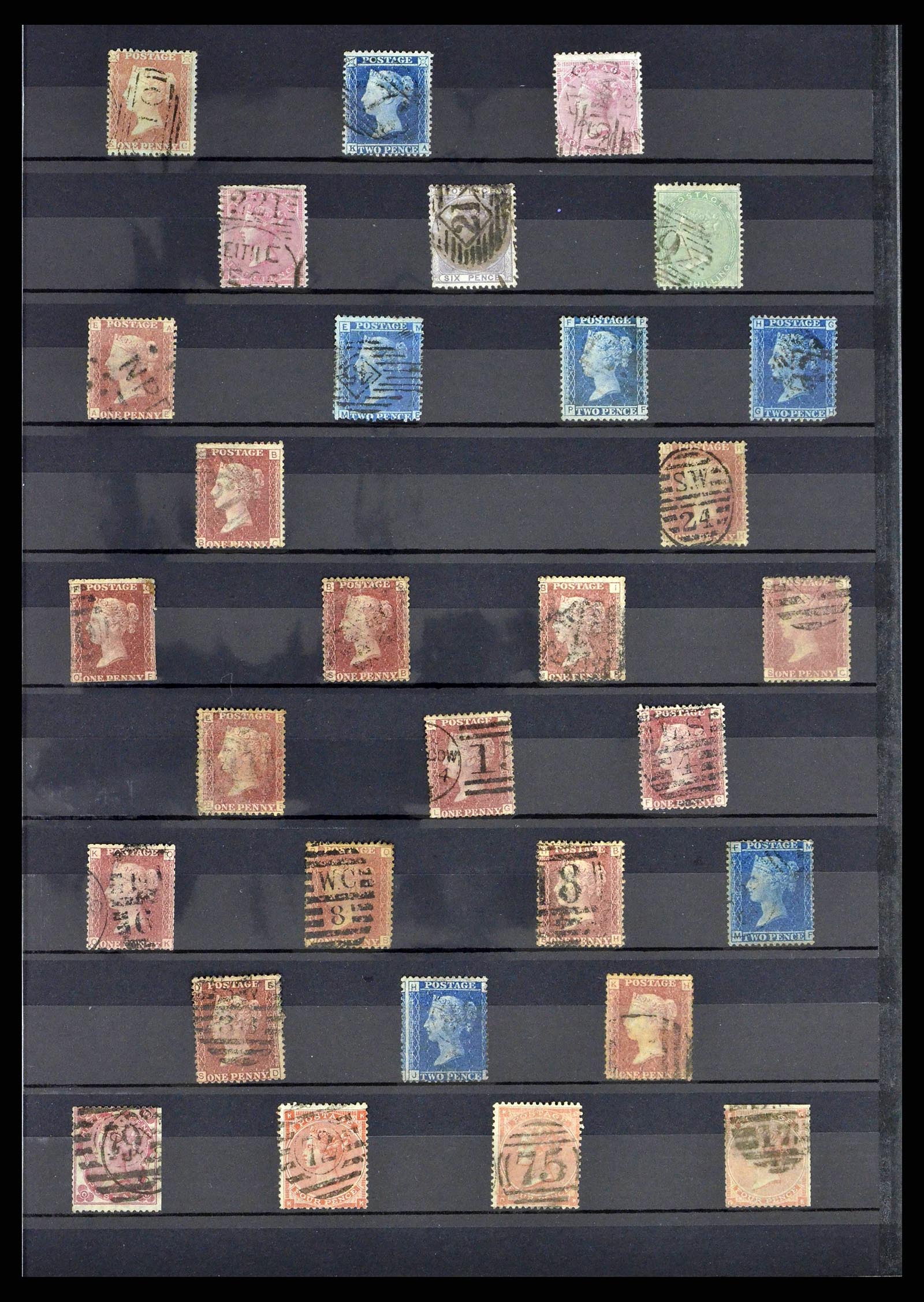38686 0002 - Stamp collection 38686 Great Britain 1840-1957.