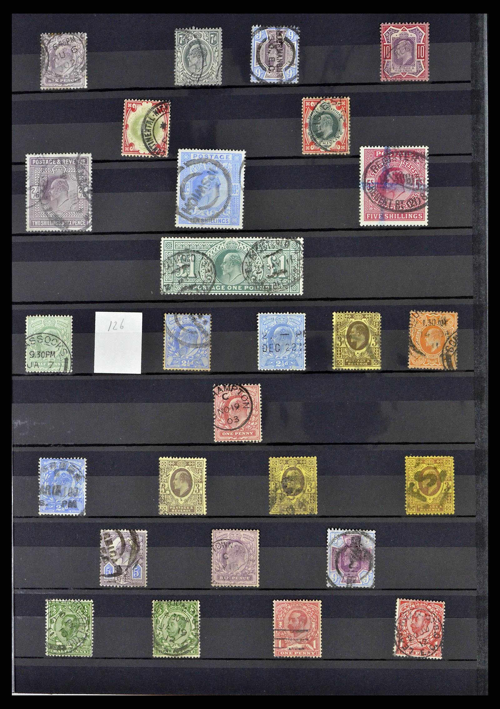 38686 0010 - Stamp collection 38686 Great Britain 1840-1957.