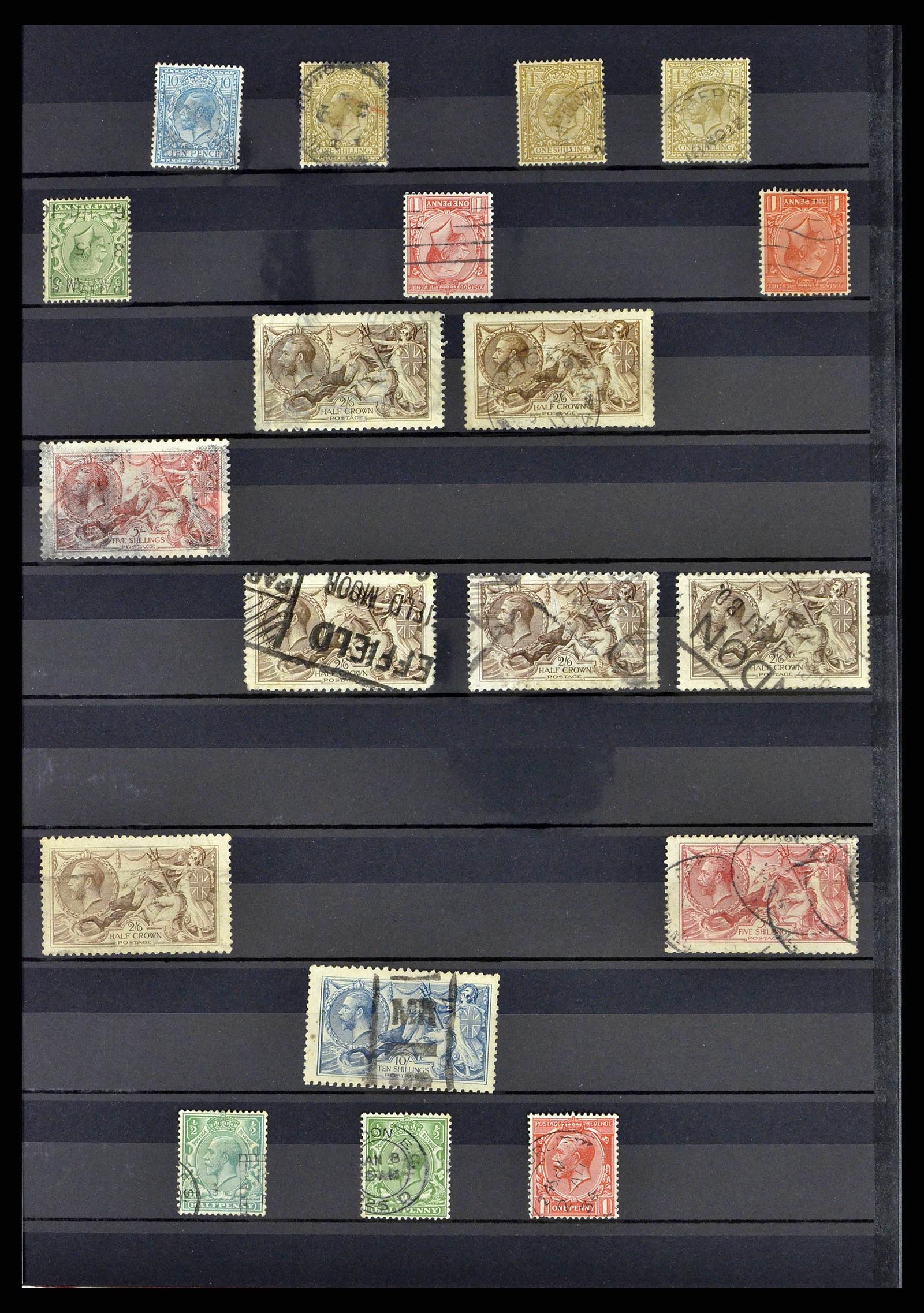 38686 0013 - Stamp collection 38686 Great Britain 1840-1957.