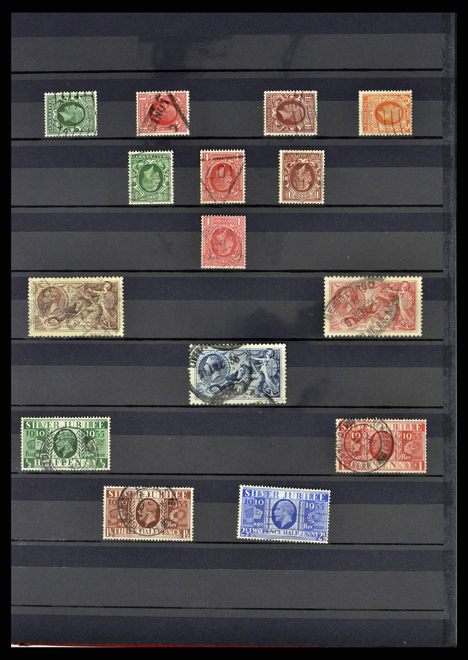 38686 0019 - Stamp collection 38686 Great Britain 1840-1957.