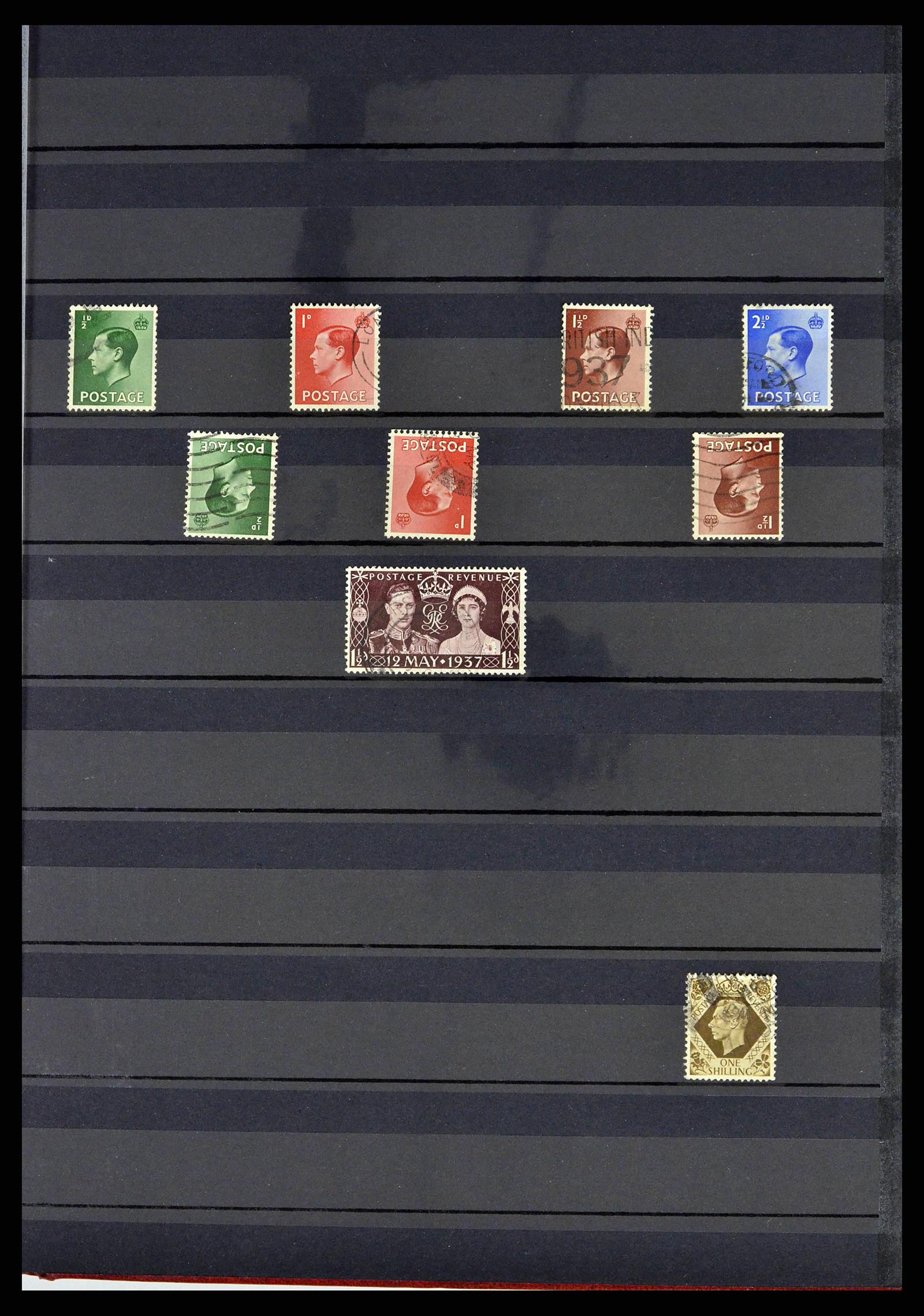 38686 0021 - Postzegelverzameling 38686 Engeland 1840-1957.