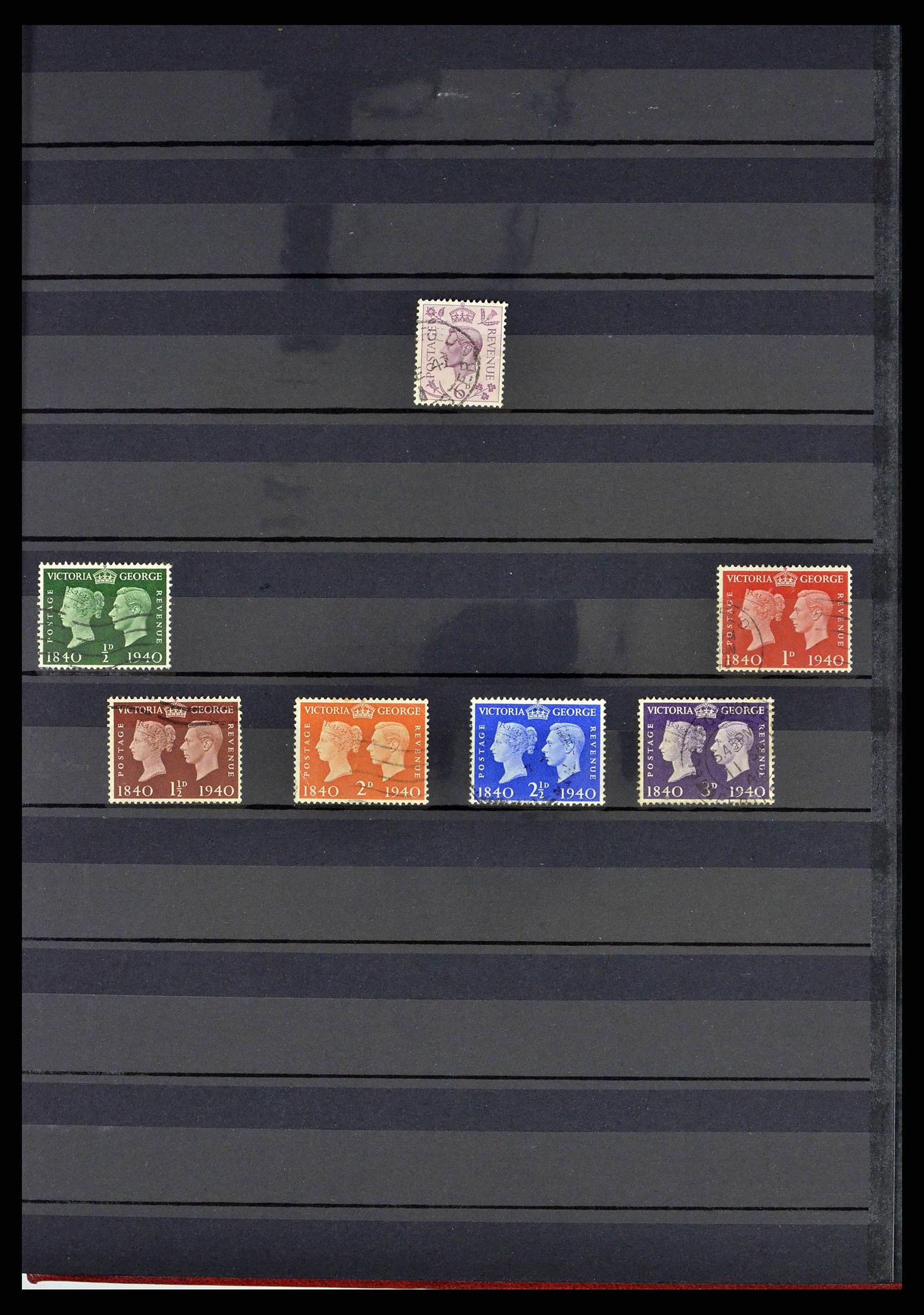 38686 0023 - Postzegelverzameling 38686 Engeland 1840-1957.