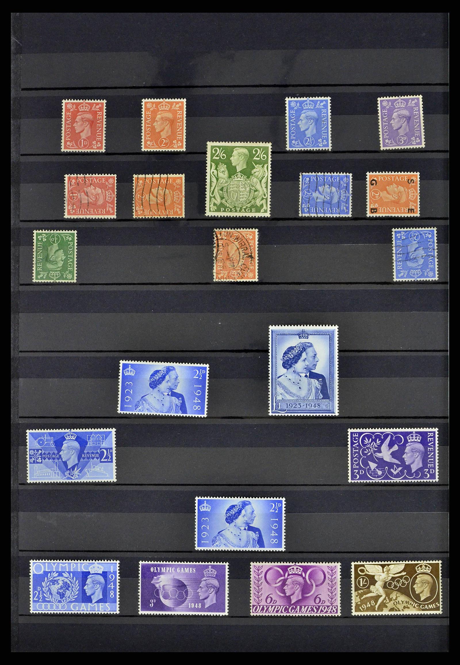 38686 0024 - Postzegelverzameling 38686 Engeland 1840-1957.