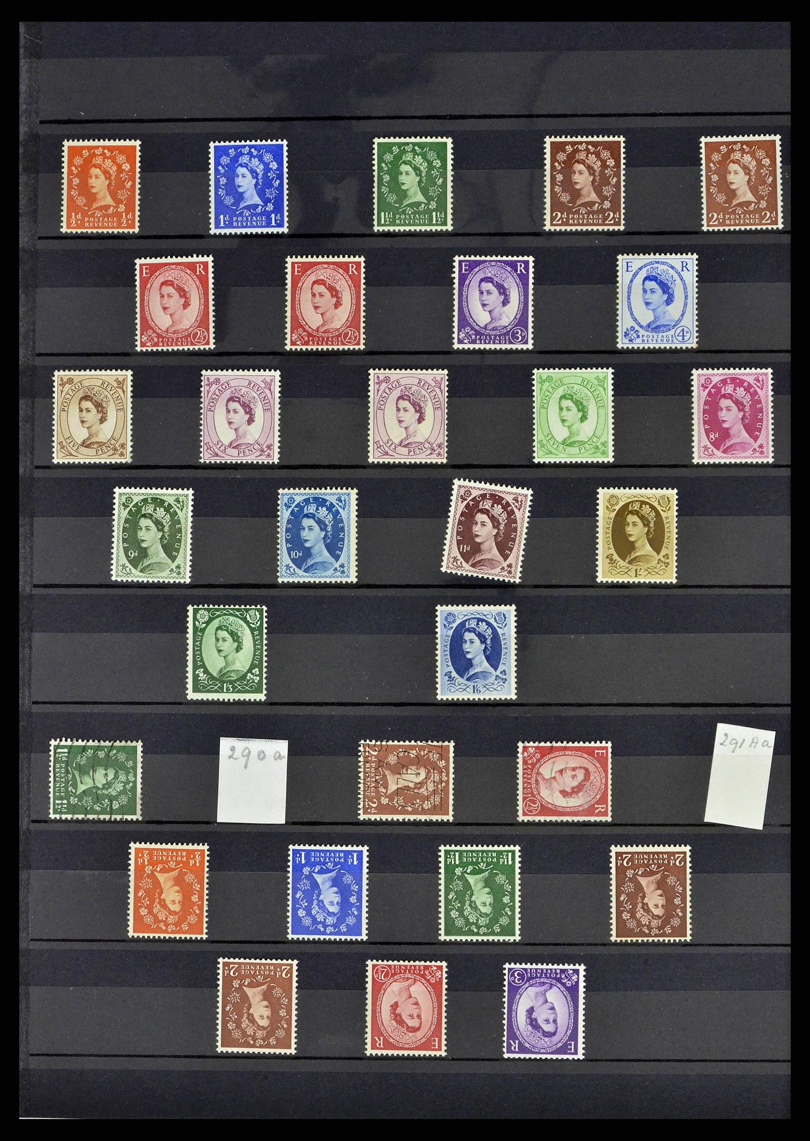 38686 0030 - Postzegelverzameling 38686 Engeland 1840-1957.
