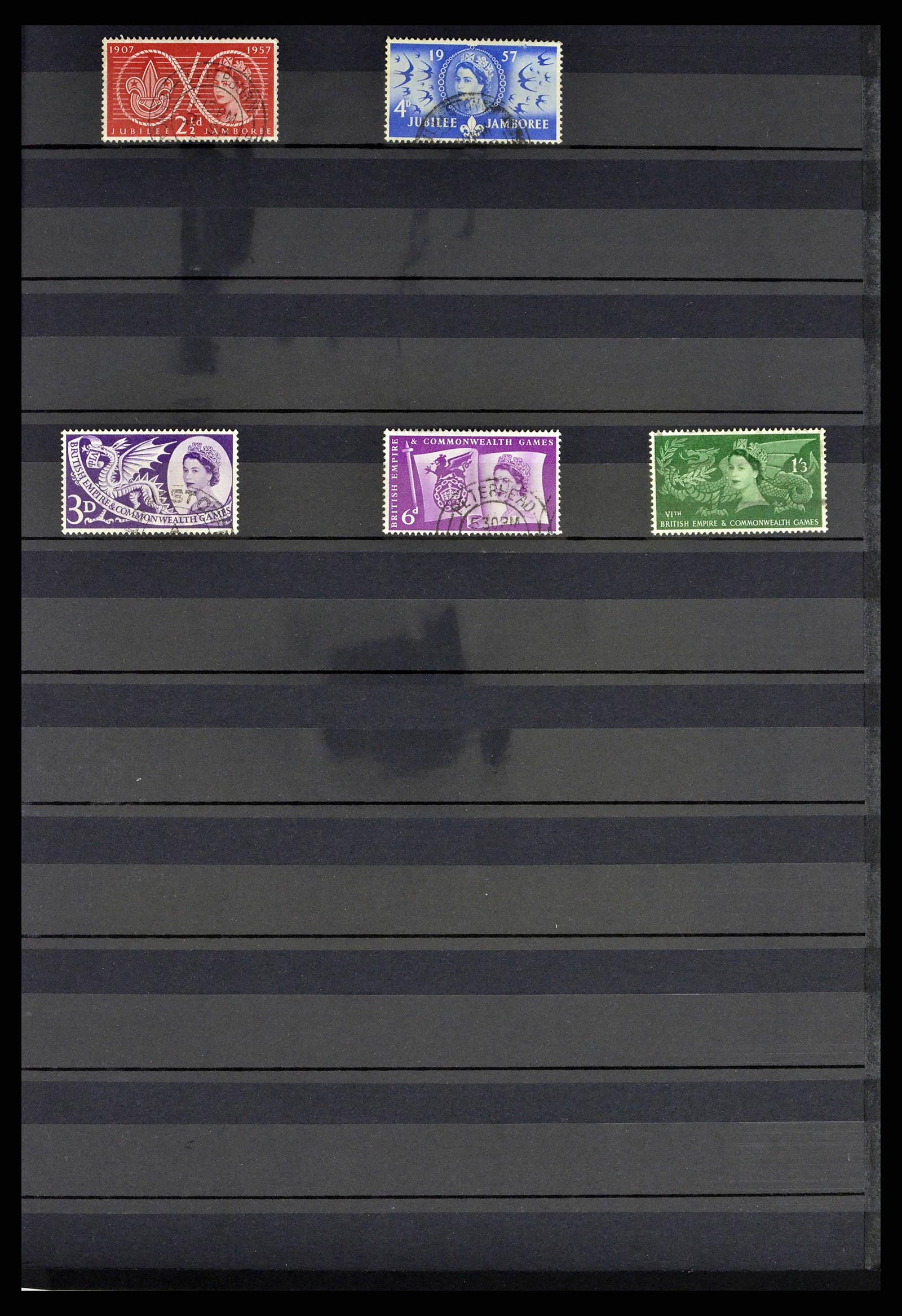 38686 0032 - Postzegelverzameling 38686 Engeland 1840-1957.