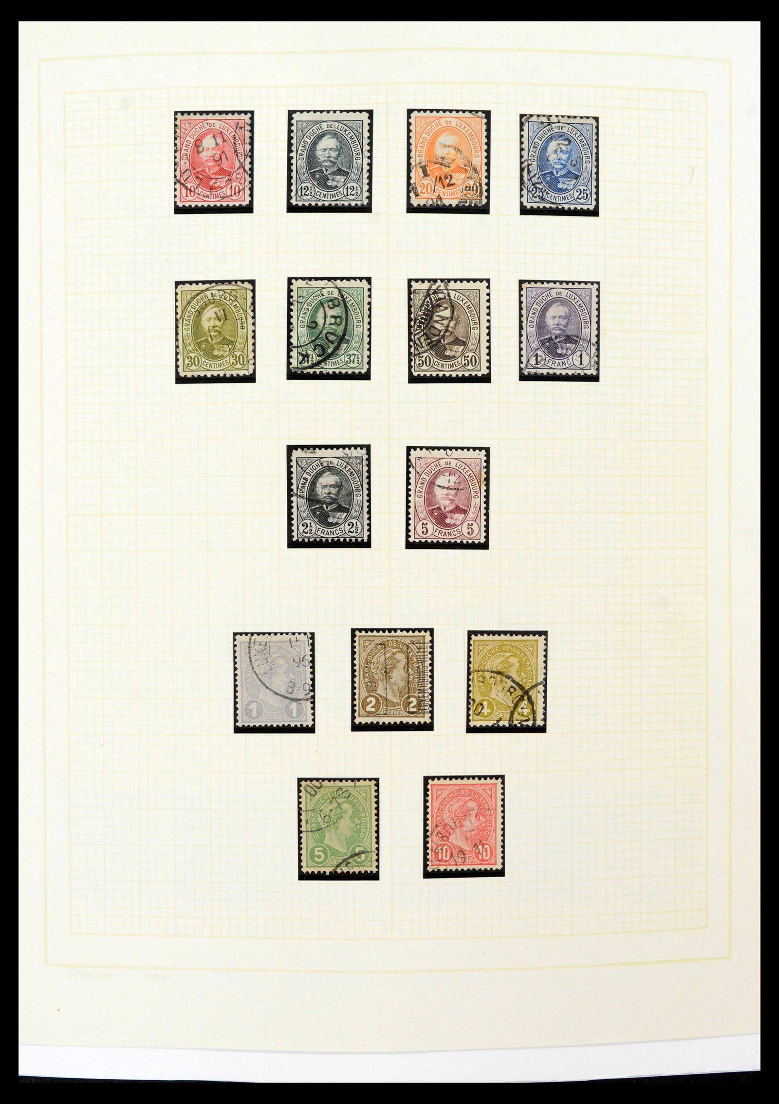 38689 0005 - Stamp collection 38689 Luxembourg 1852-2018.