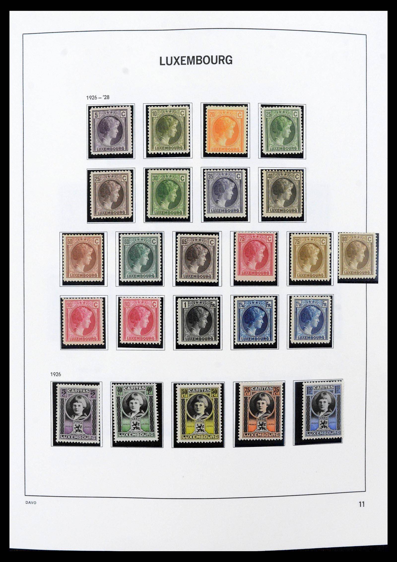 38689 0013 - Stamp collection 38689 Luxembourg 1852-2018.