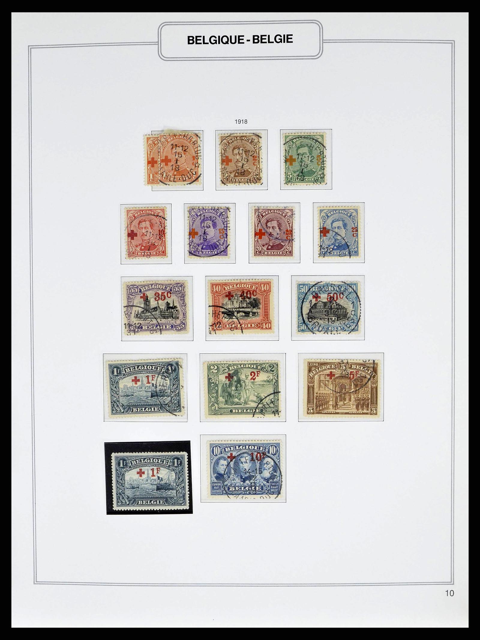38690 0014 - Stamp collection 38690 Belgium 1849-1979.
