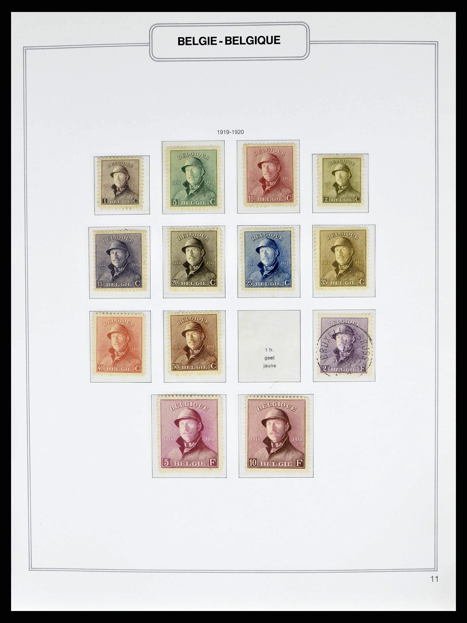 38690 0015 - Stamp collection 38690 Belgium 1849-1979.