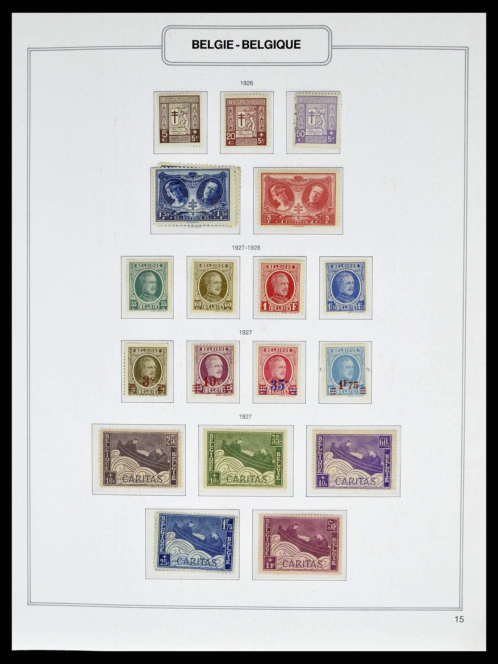 38690 0019 - Stamp collection 38690 Belgium 1849-1979.