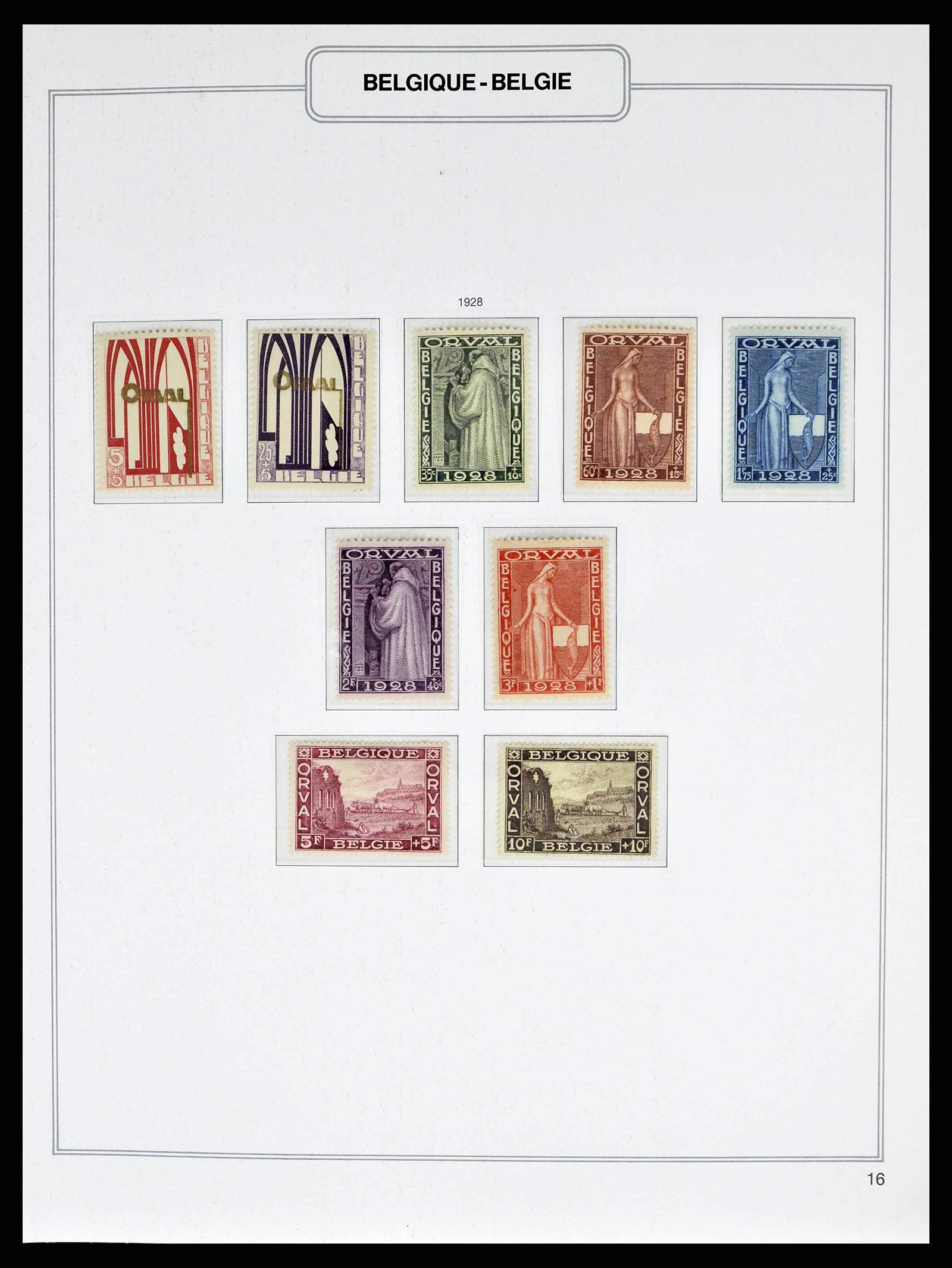 38690 0020 - Stamp collection 38690 Belgium 1849-1979.