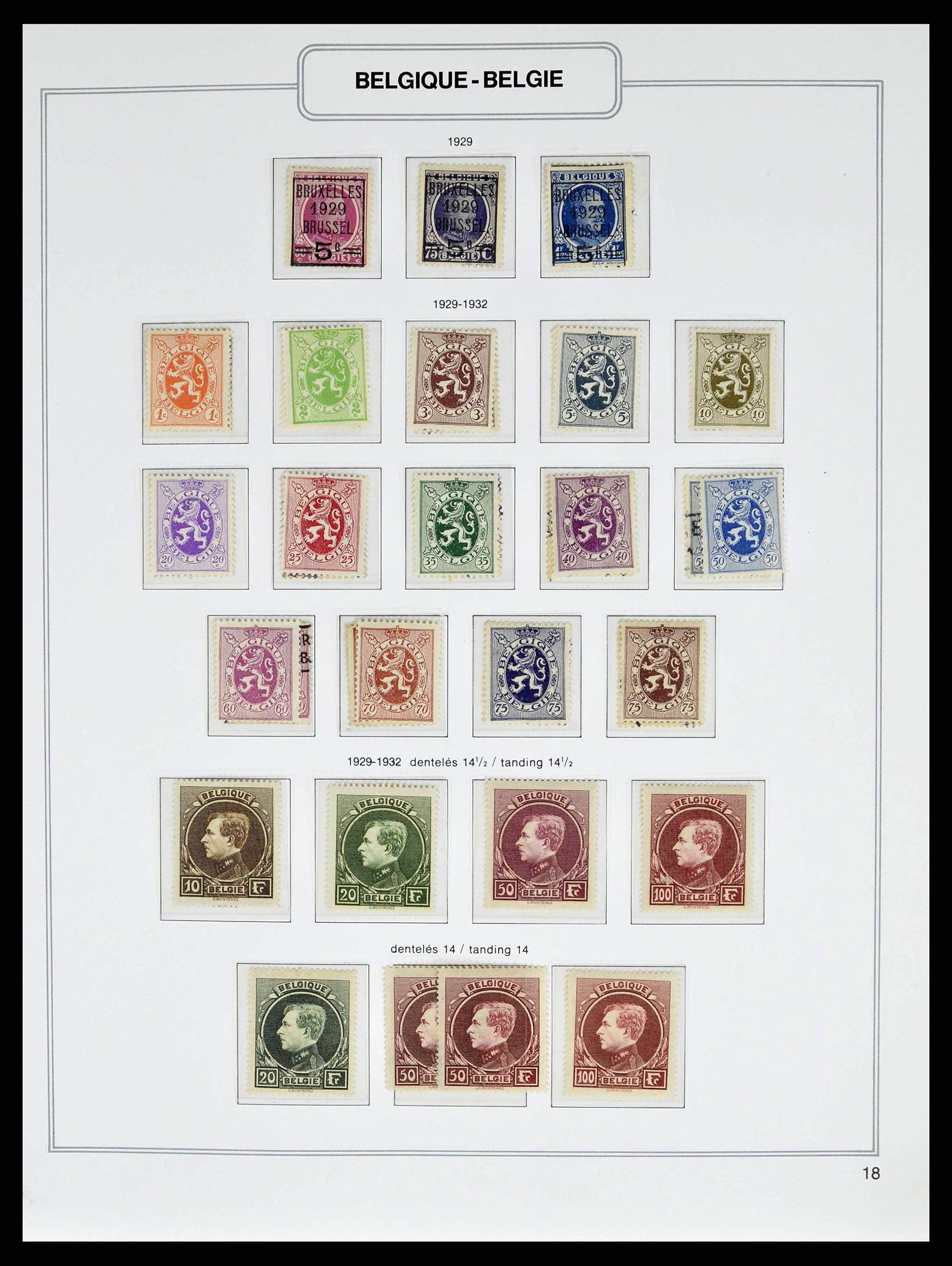 38690 0022 - Stamp collection 38690 Belgium 1849-1979.