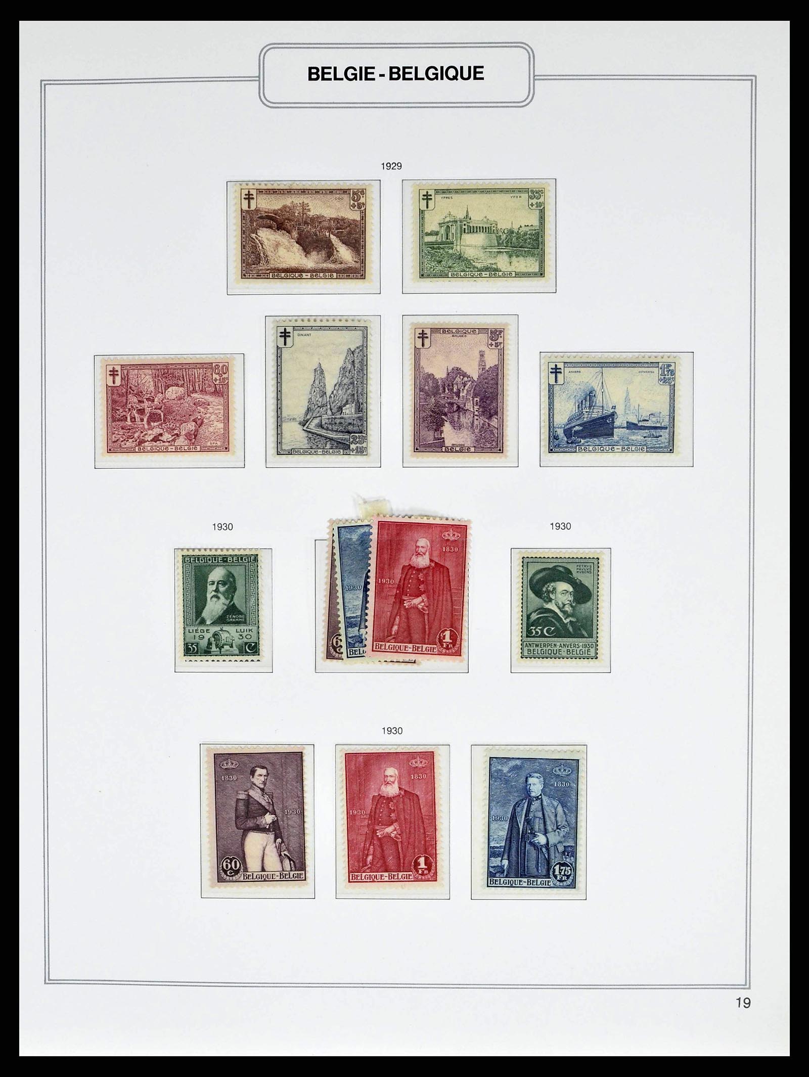 38690 0023 - Stamp collection 38690 Belgium 1849-1979.