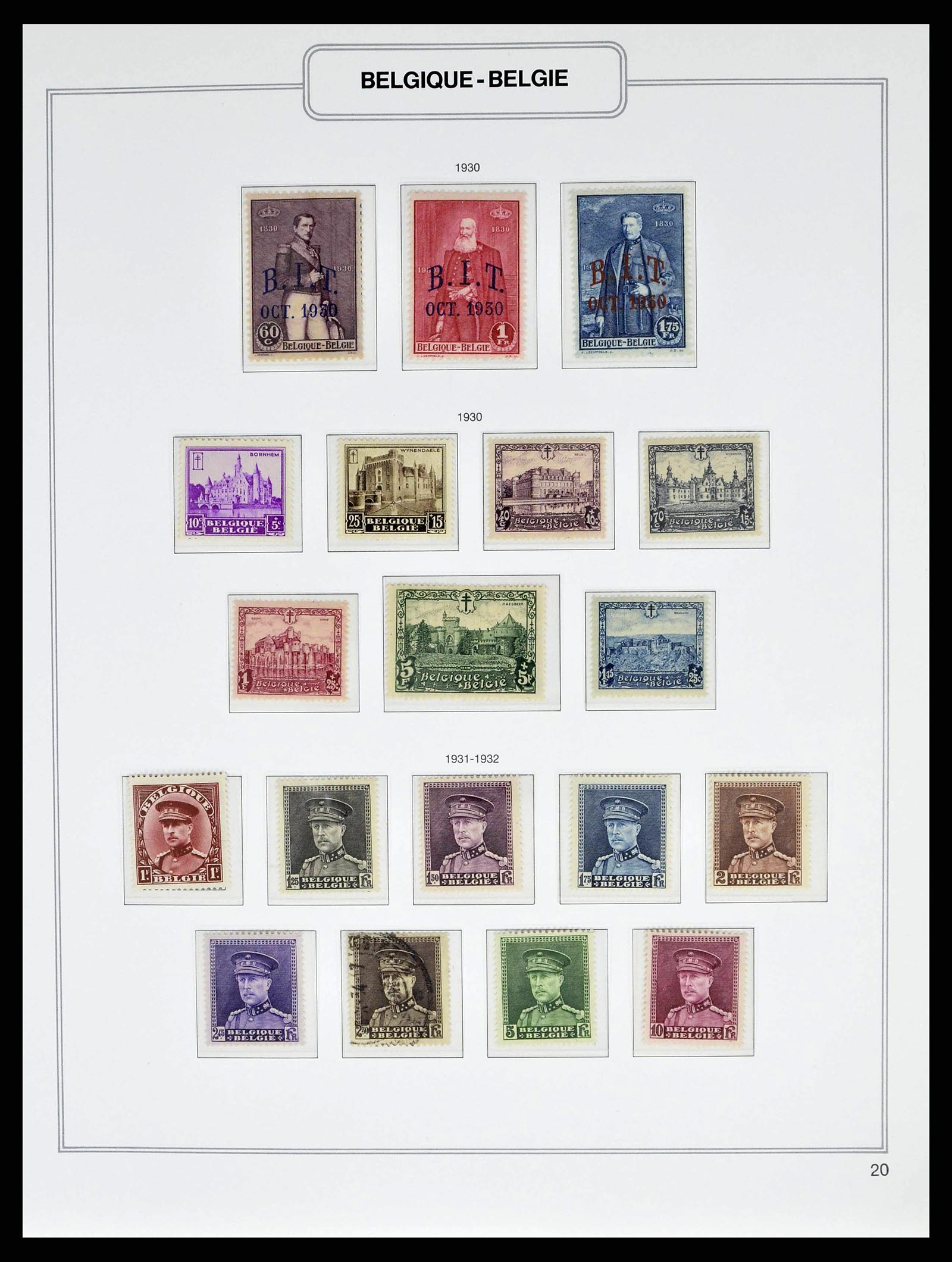 38690 0024 - Stamp collection 38690 Belgium 1849-1979.