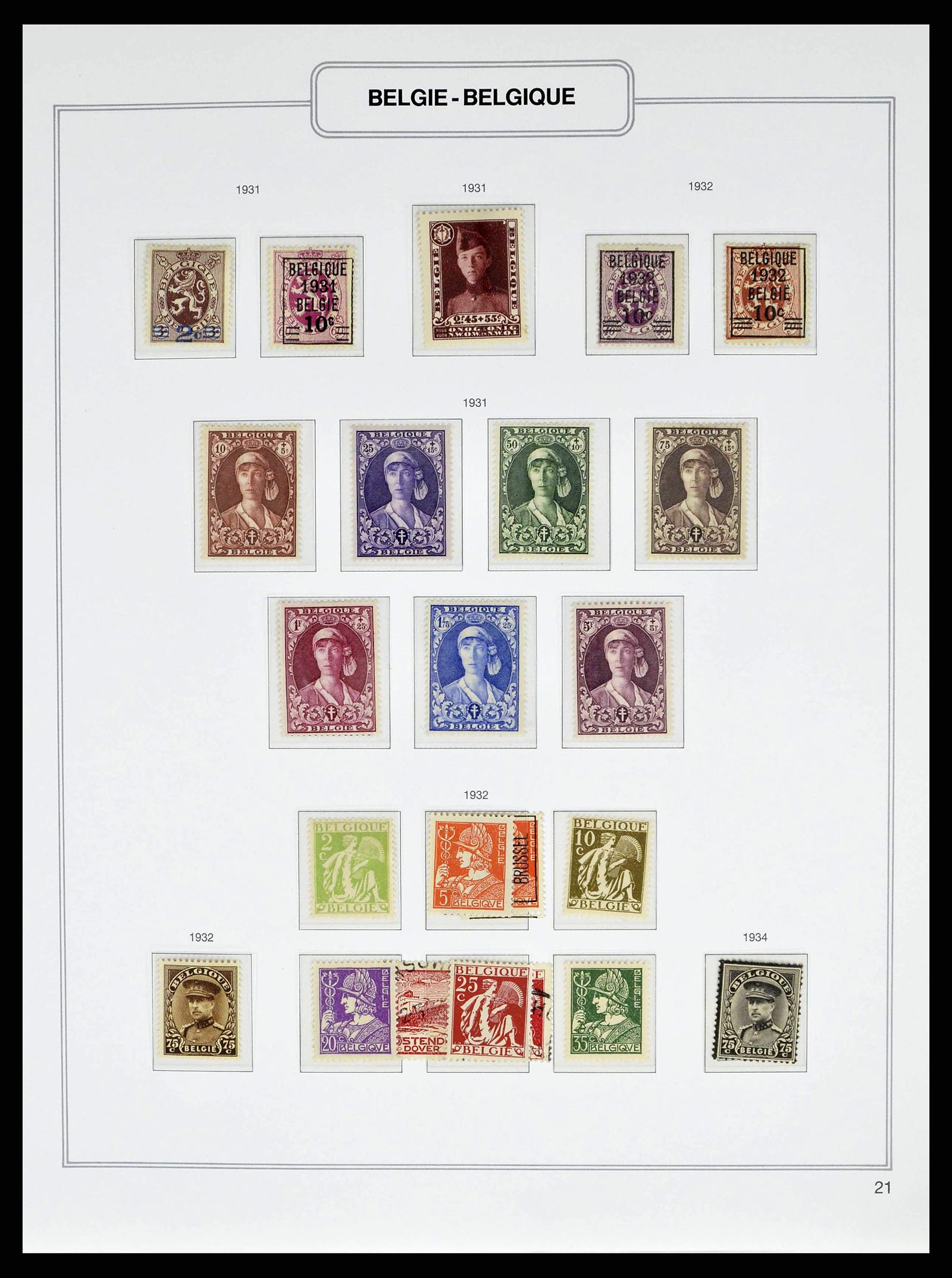 38690 0025 - Stamp collection 38690 Belgium 1849-1979.