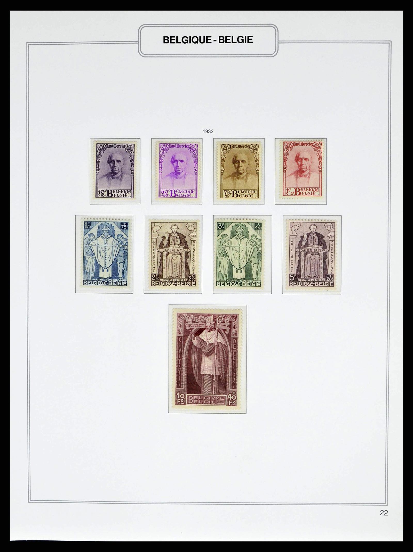 38690 0026 - Stamp collection 38690 Belgium 1849-1979.