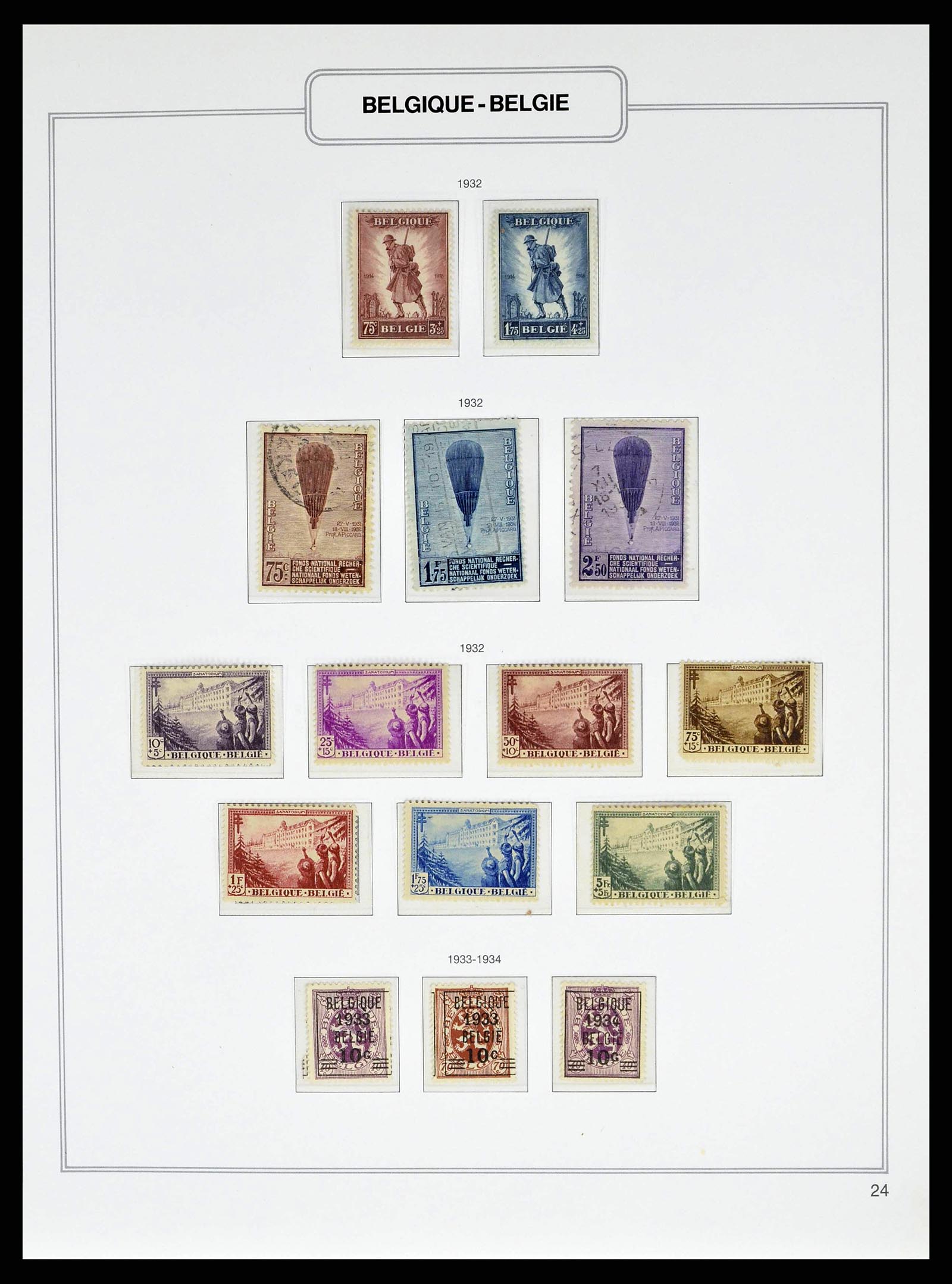 38690 0030 - Stamp collection 38690 Belgium 1849-1979.
