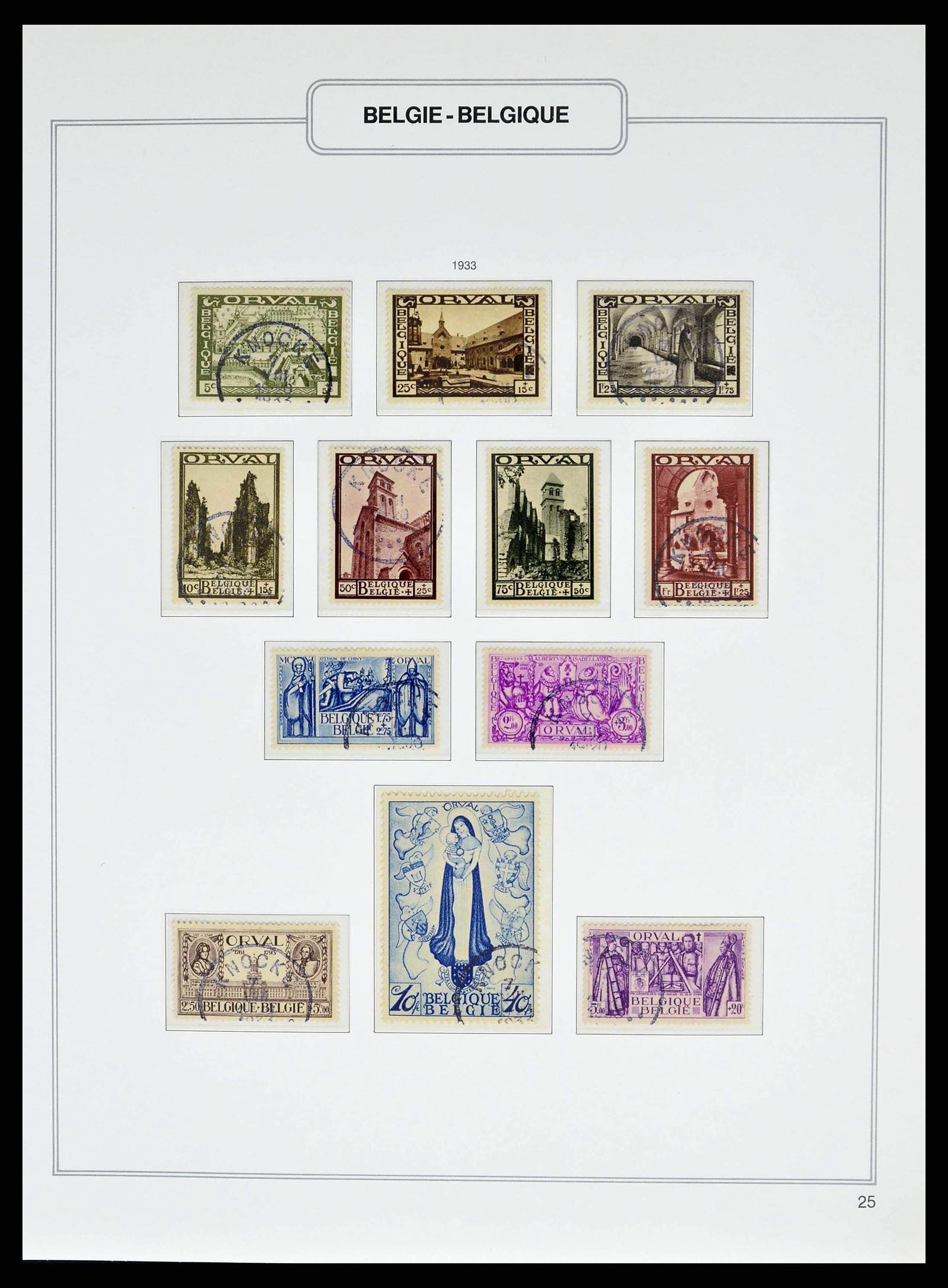 38690 0031 - Stamp collection 38690 Belgium 1849-1979.