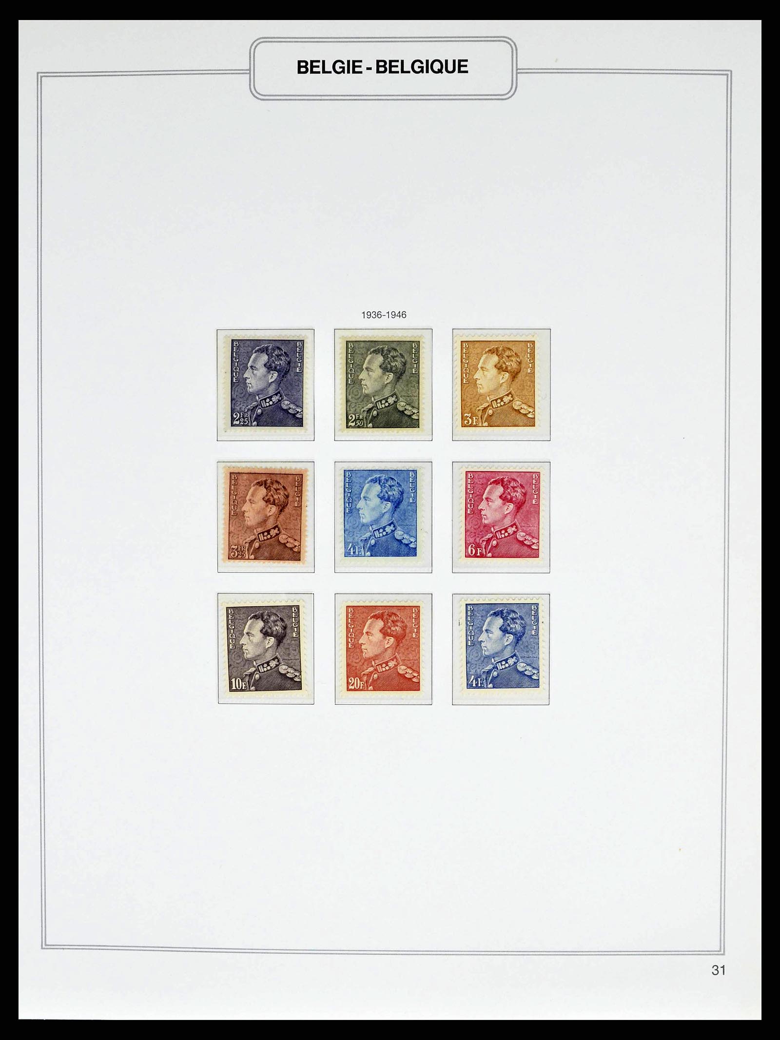 38690 0037 - Stamp collection 38690 Belgium 1849-1979.