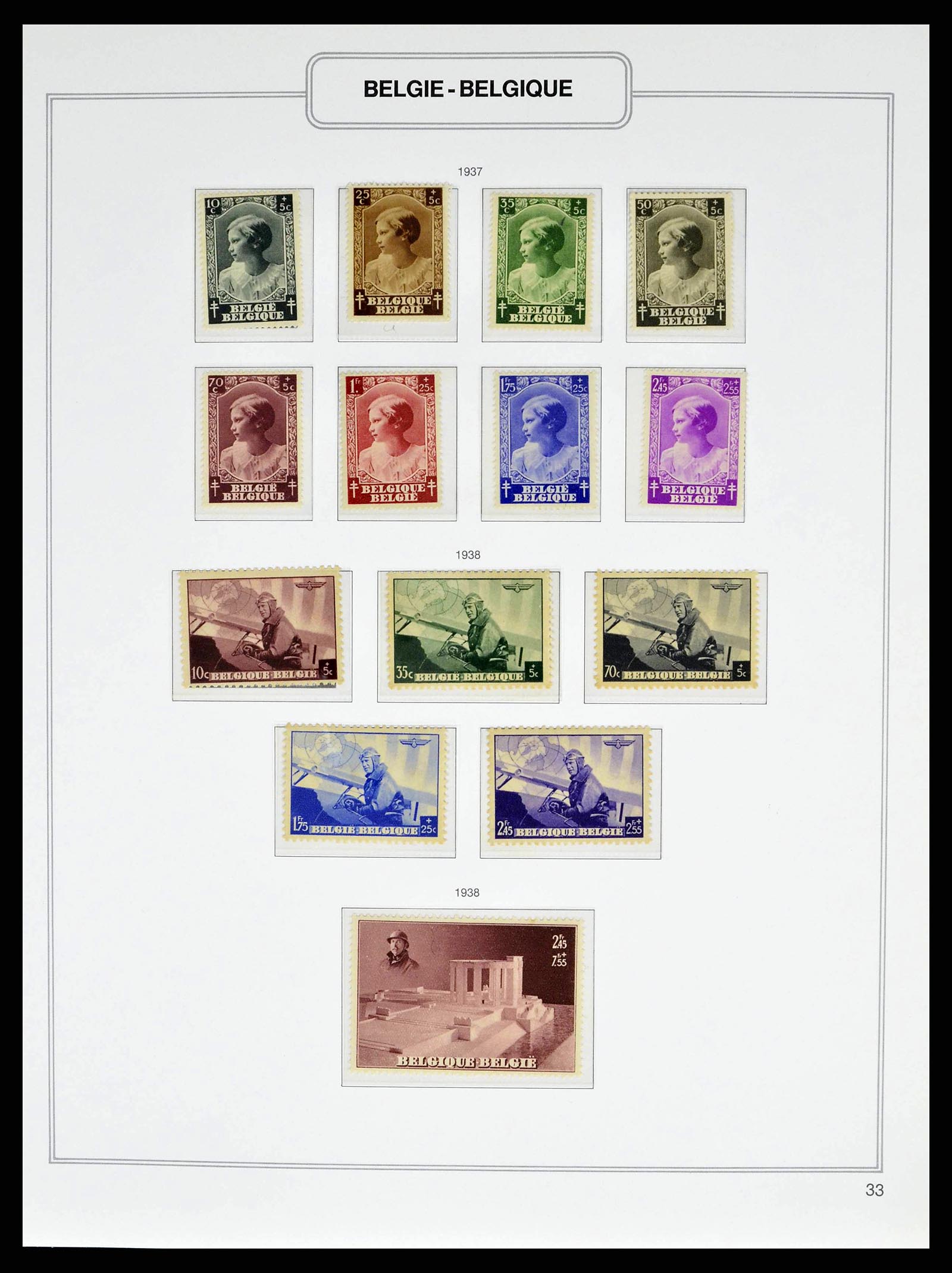 38690 0039 - Stamp collection 38690 Belgium 1849-1979.