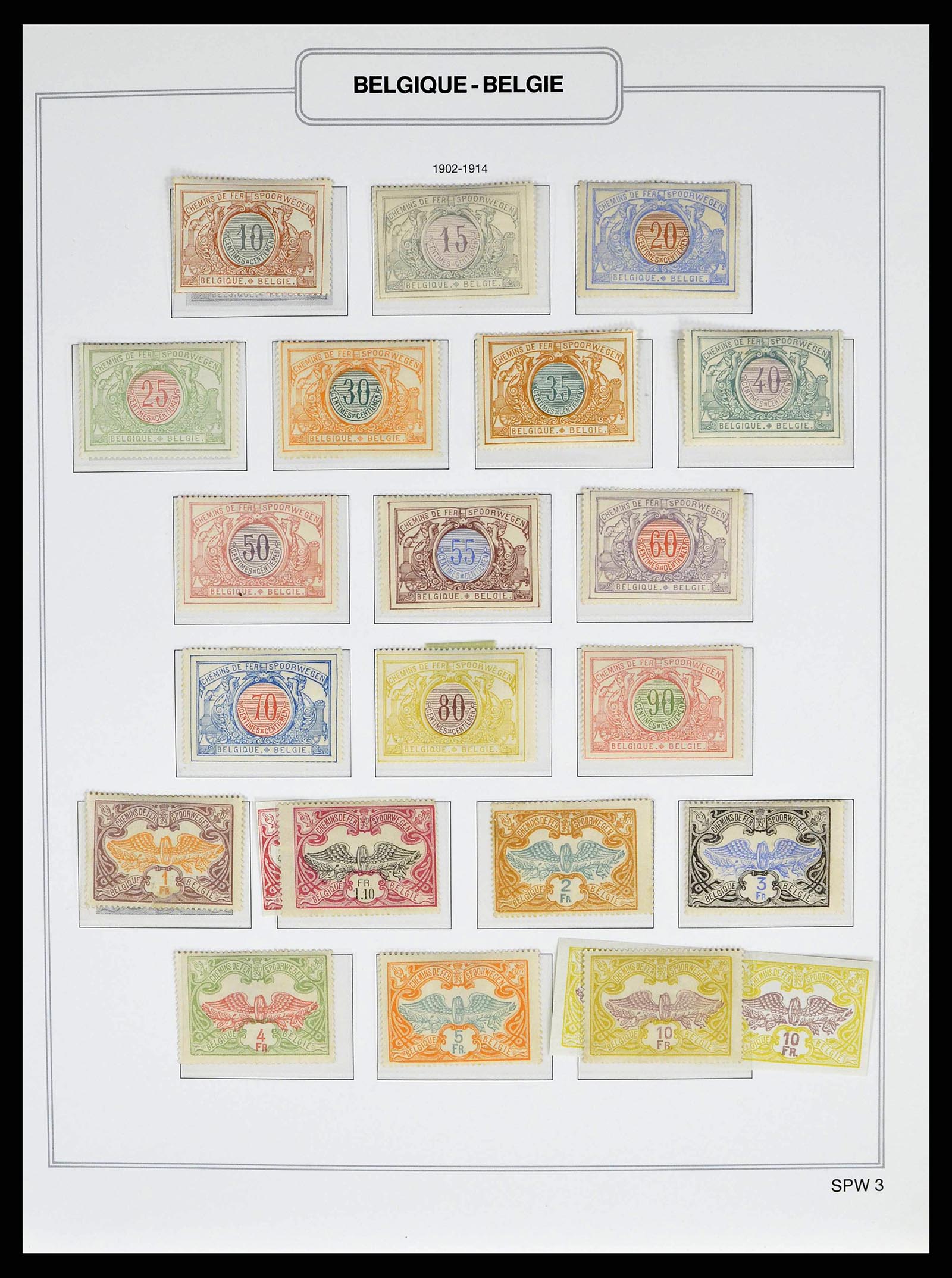 38690 0060 - Stamp collection 38690 Belgium 1849-1979.