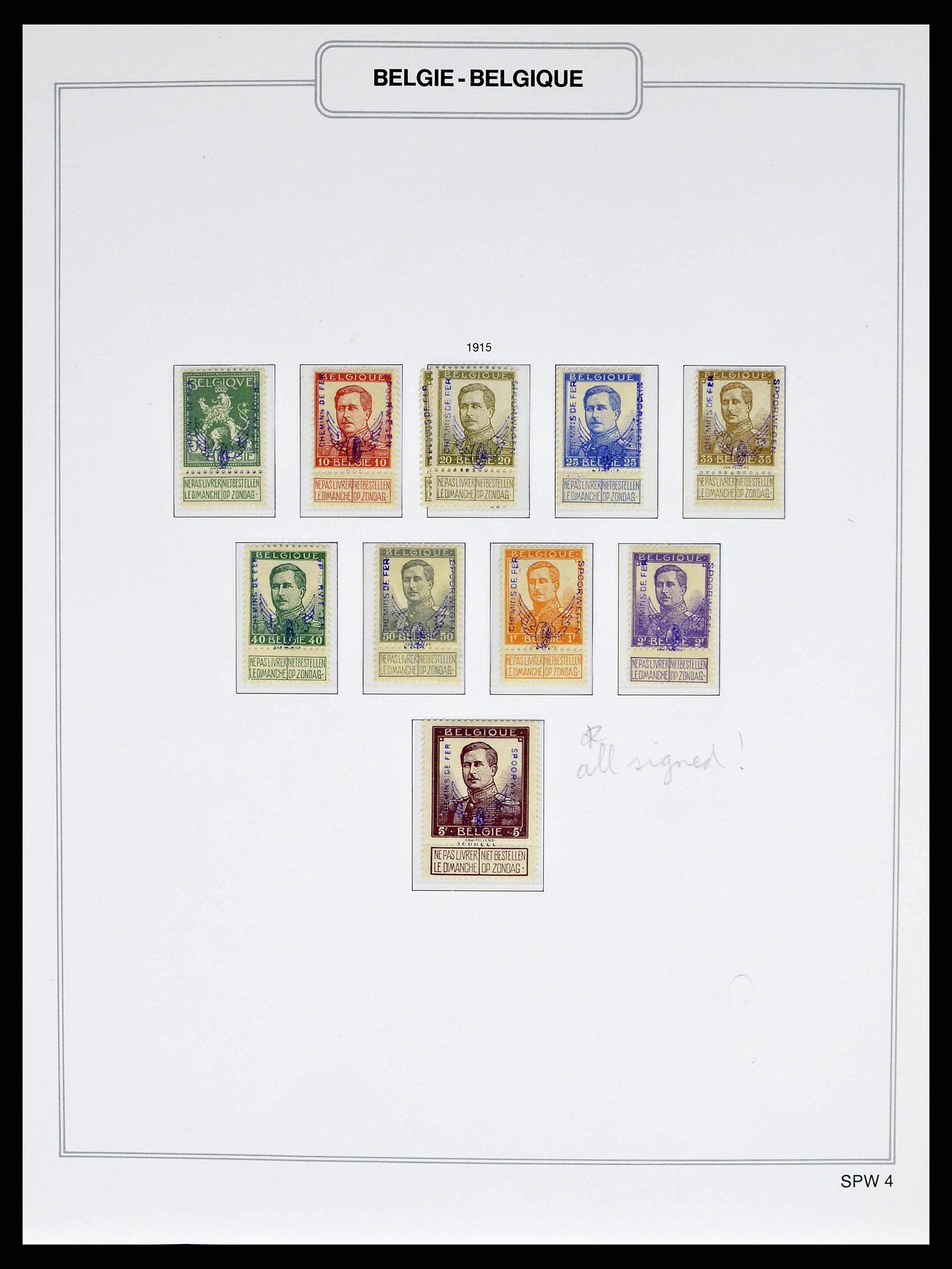 38690 0061 - Stamp collection 38690 Belgium 1849-1979.