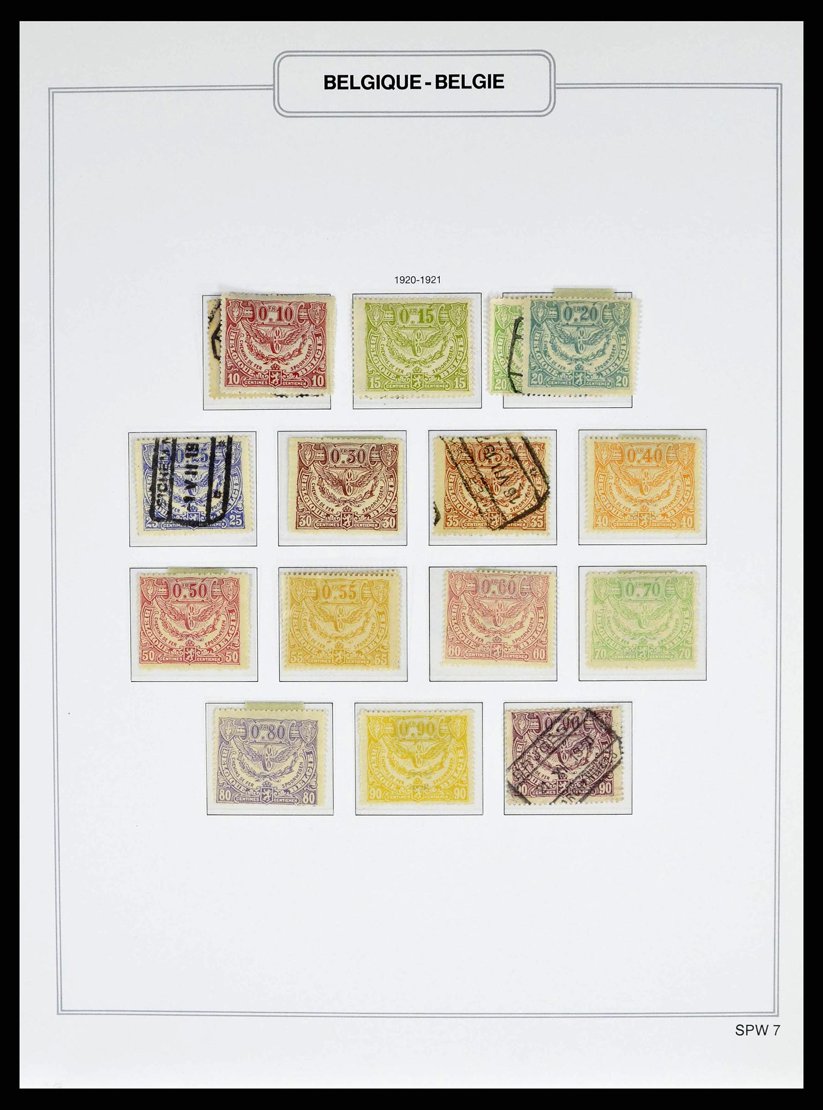 38690 0064 - Stamp collection 38690 Belgium 1849-1979.