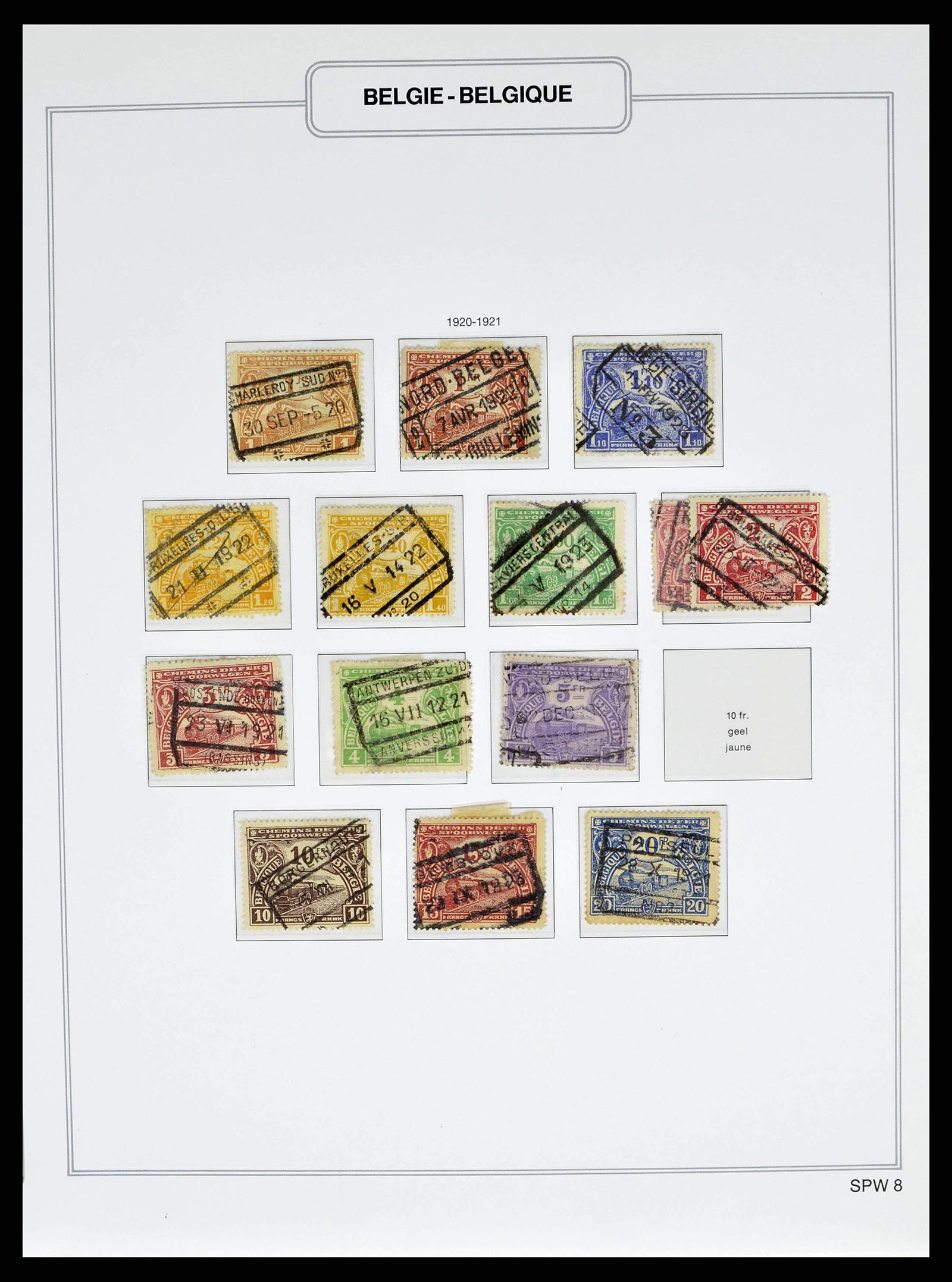 38690 0065 - Stamp collection 38690 Belgium 1849-1979.